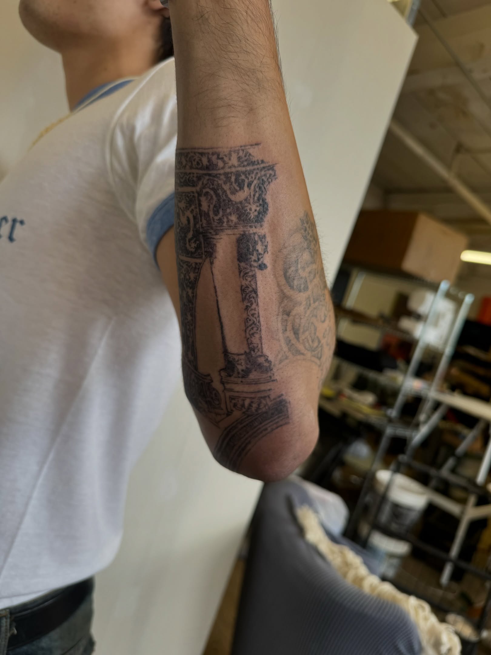 Tattoo by @henry.hank.howdy — black_and_grey