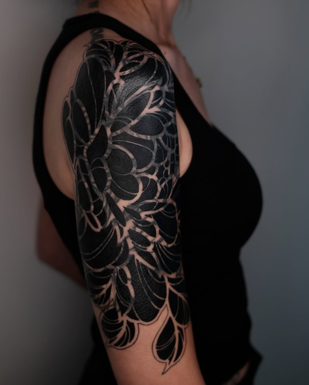 Tattoo by @sabrinawu_tattoo โ blackwork, ornamental