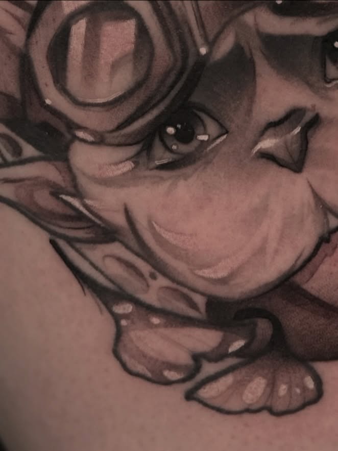 Tattoo by @mattisonfire — anime