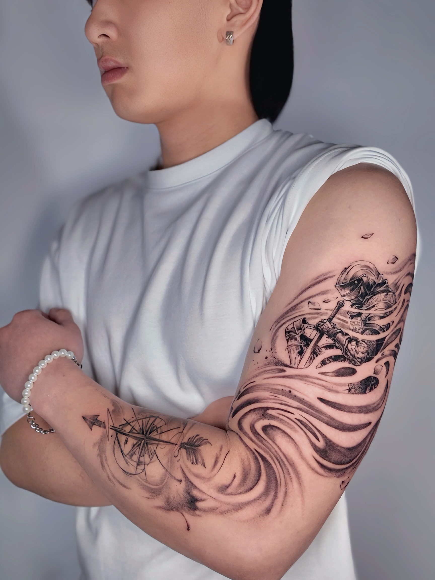 Tattoo by @junsinkmontreal — black_and_grey, realism