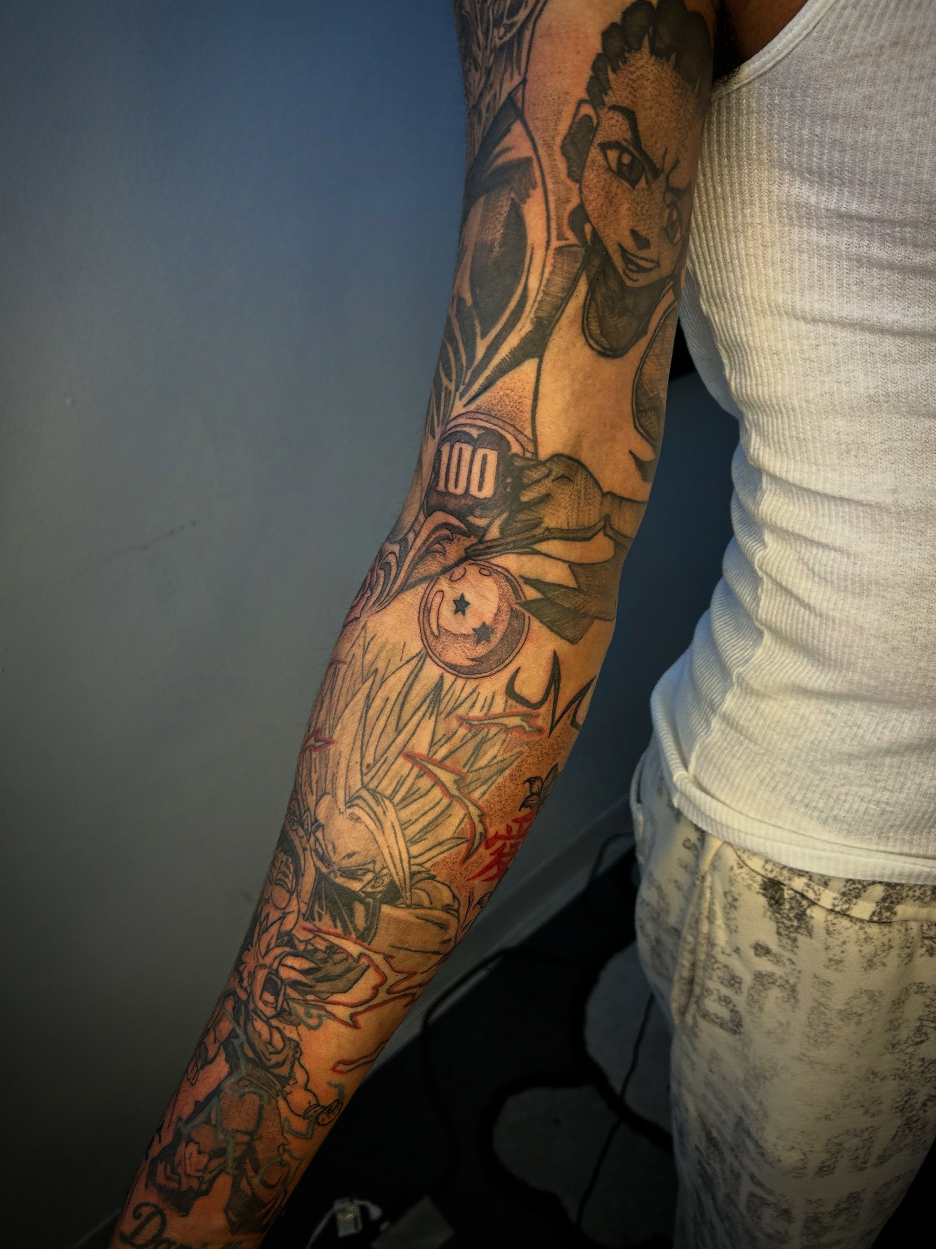 Tattoo by @inkstinctual — anime