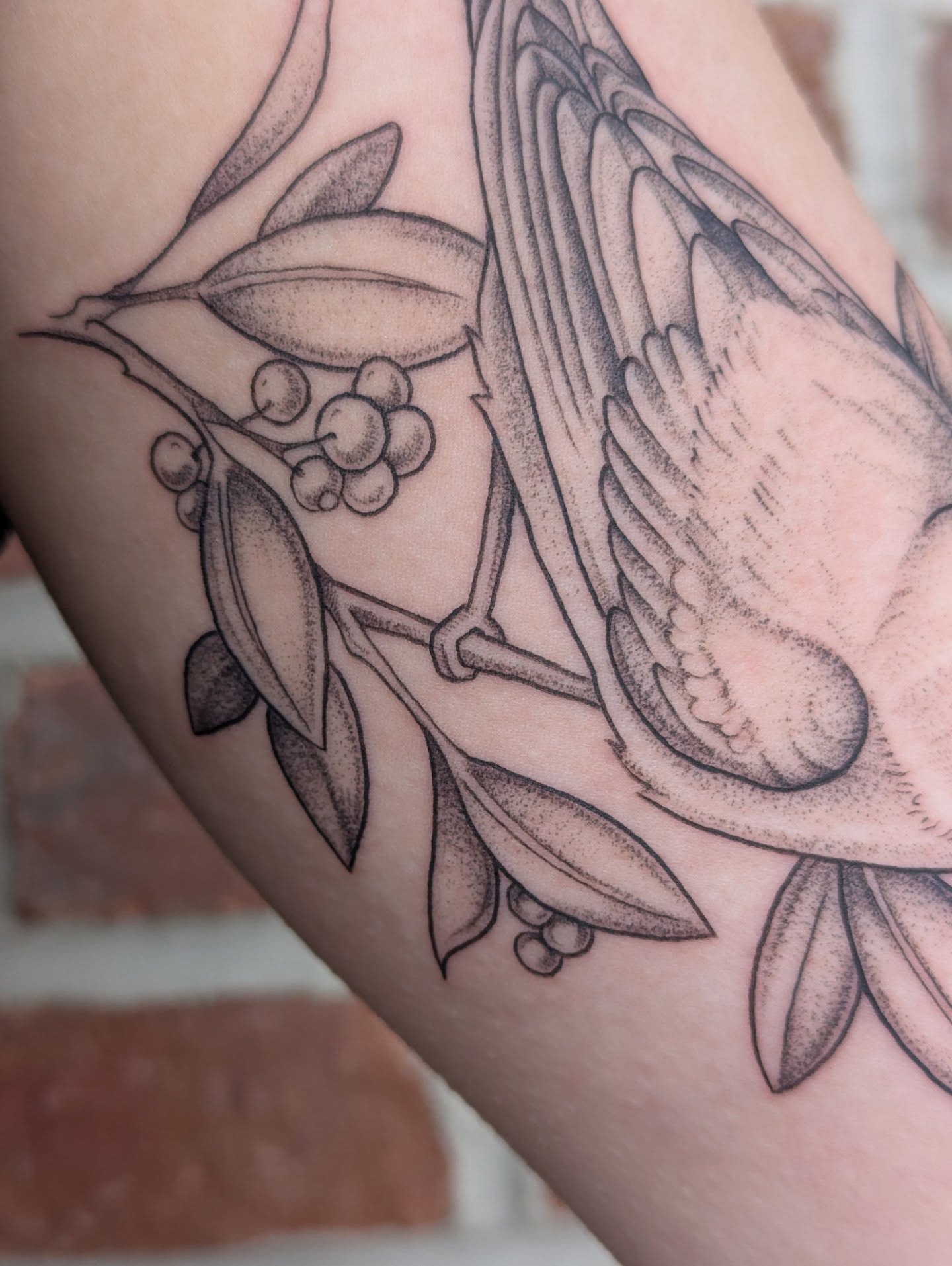 Tattoo by @colormemegantattoos โ dotwork, realism