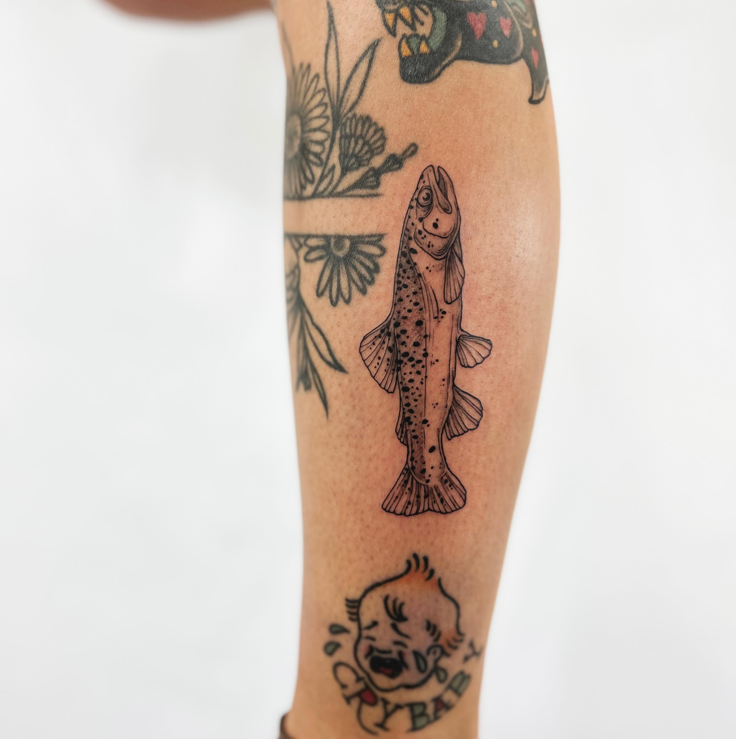 Tattoo by @littlebird_ink — dotwork