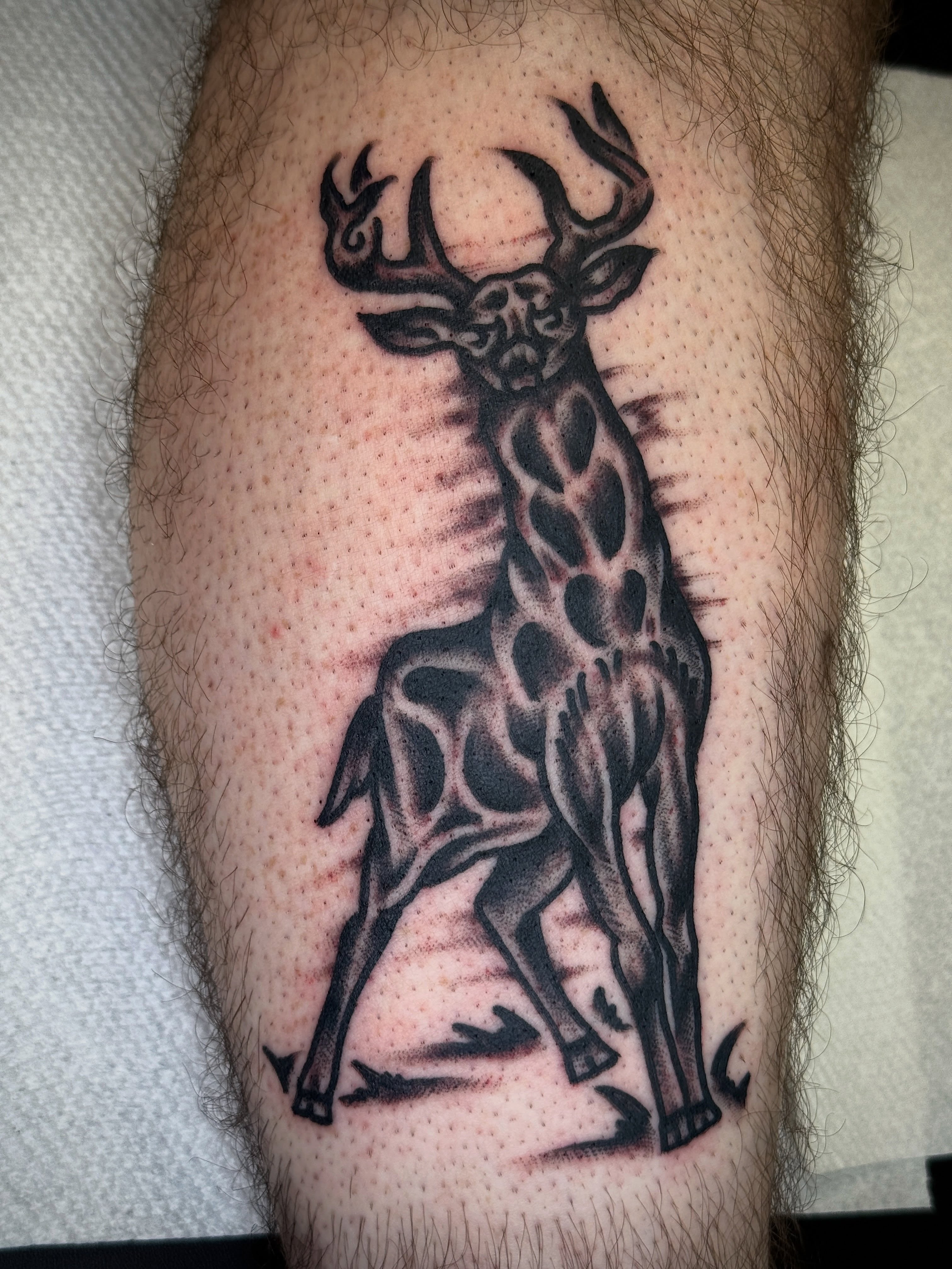 Tattoo by @trash.fires — black_and_grey