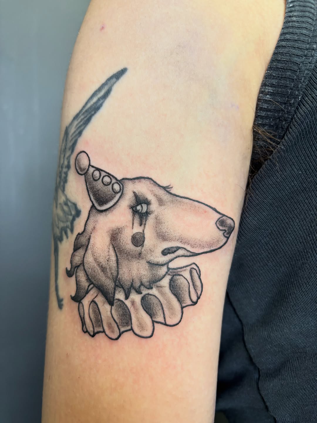 Tattoo by @noahbtattoos — black_and_grey, dark_realism