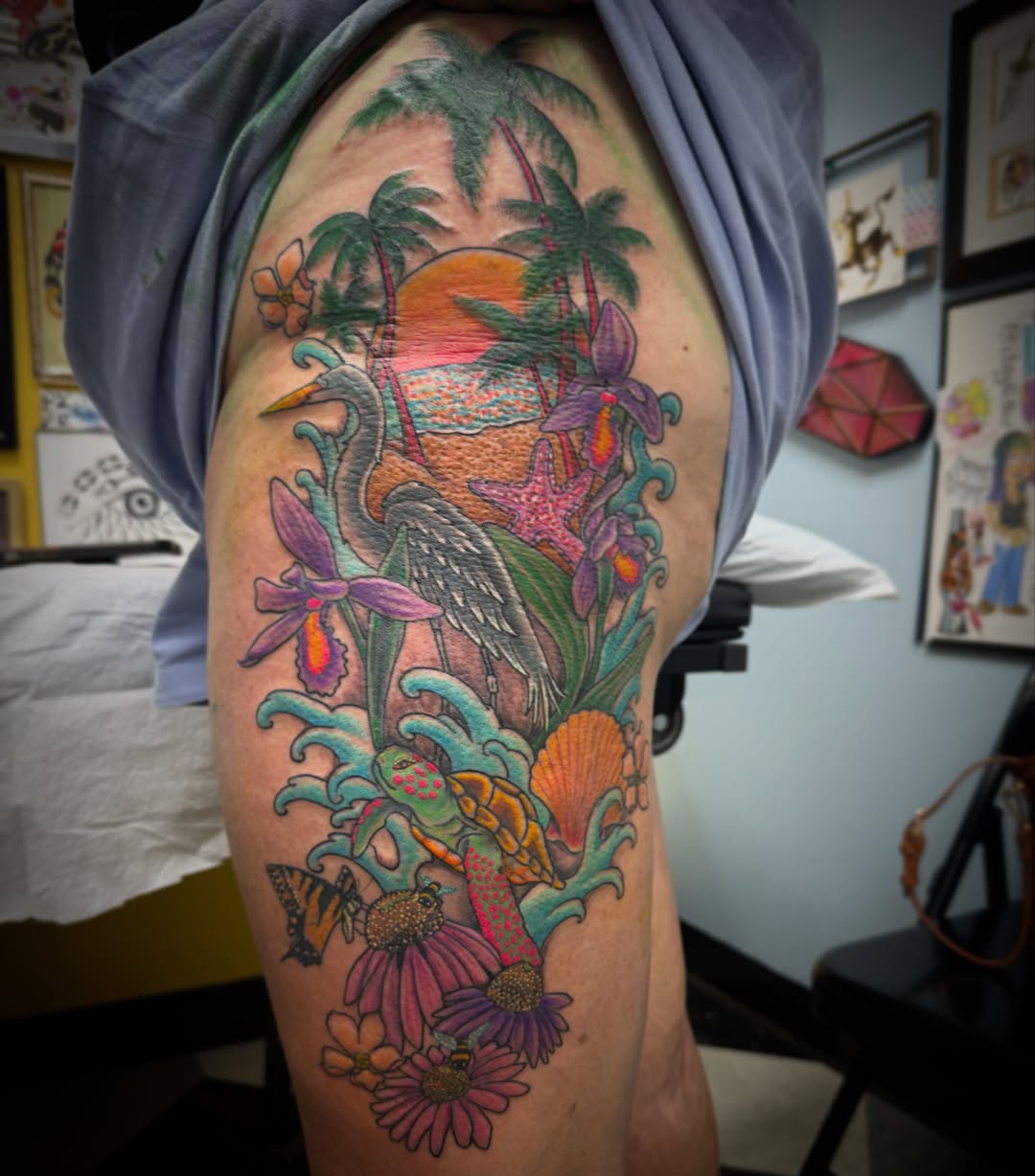 Tattoo by @itsglitter — new_school, realism