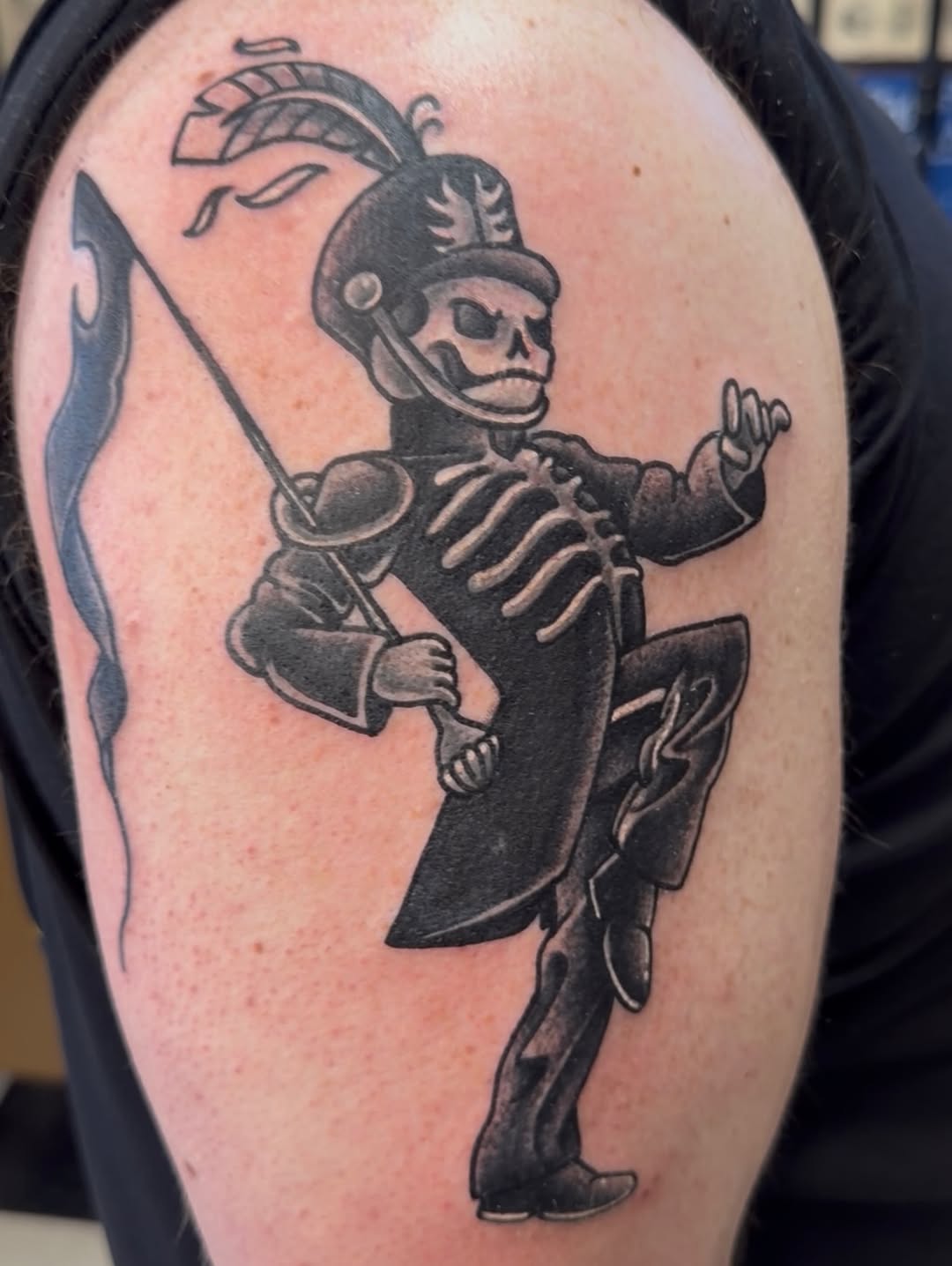 Tattoo by @dontattooer — american_traditional, black_and_grey
