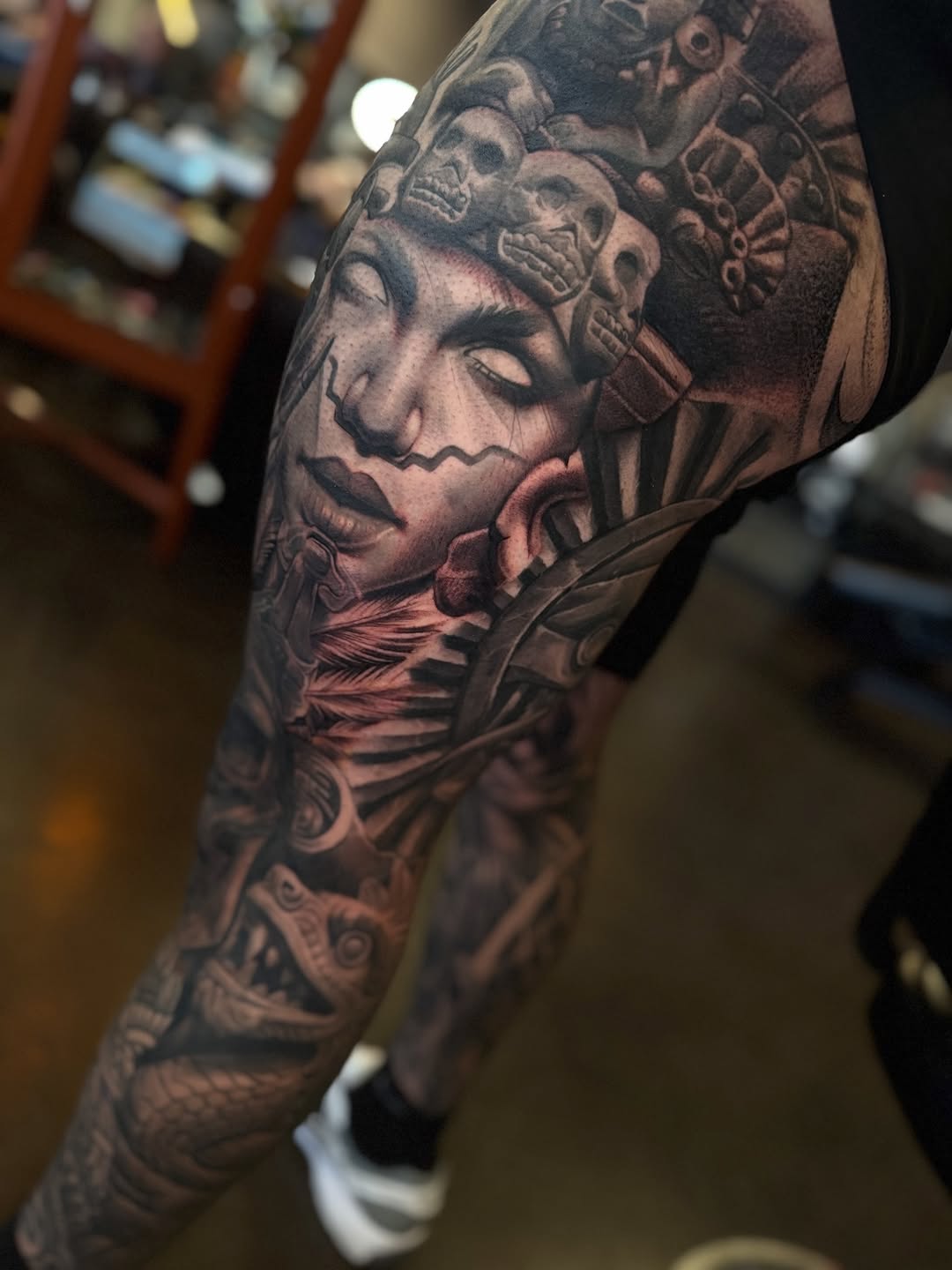 Tattoo by @smokestatts21 — realism, black_and_grey