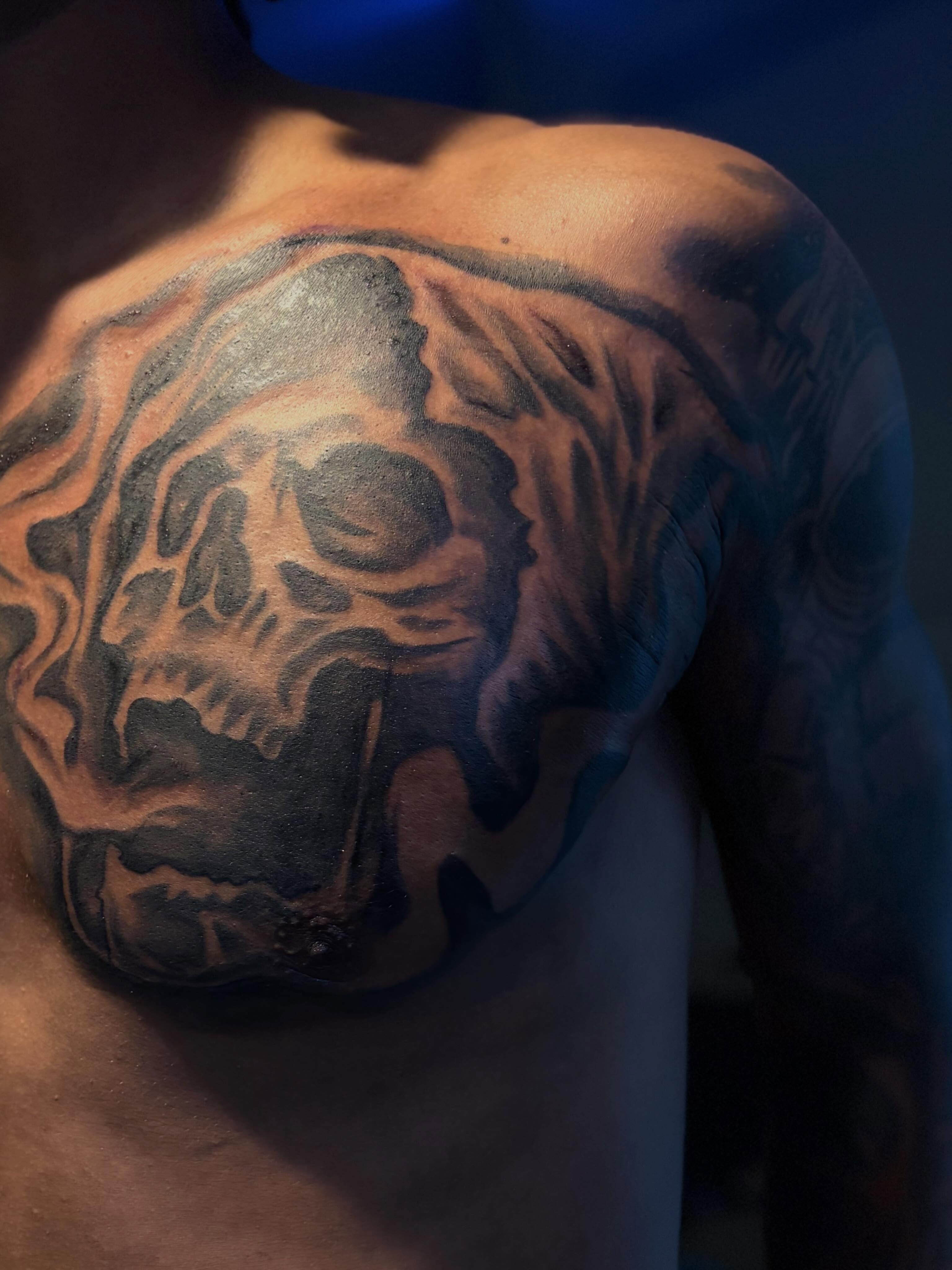 Tattoo by @artbychrisclark — dark_realism