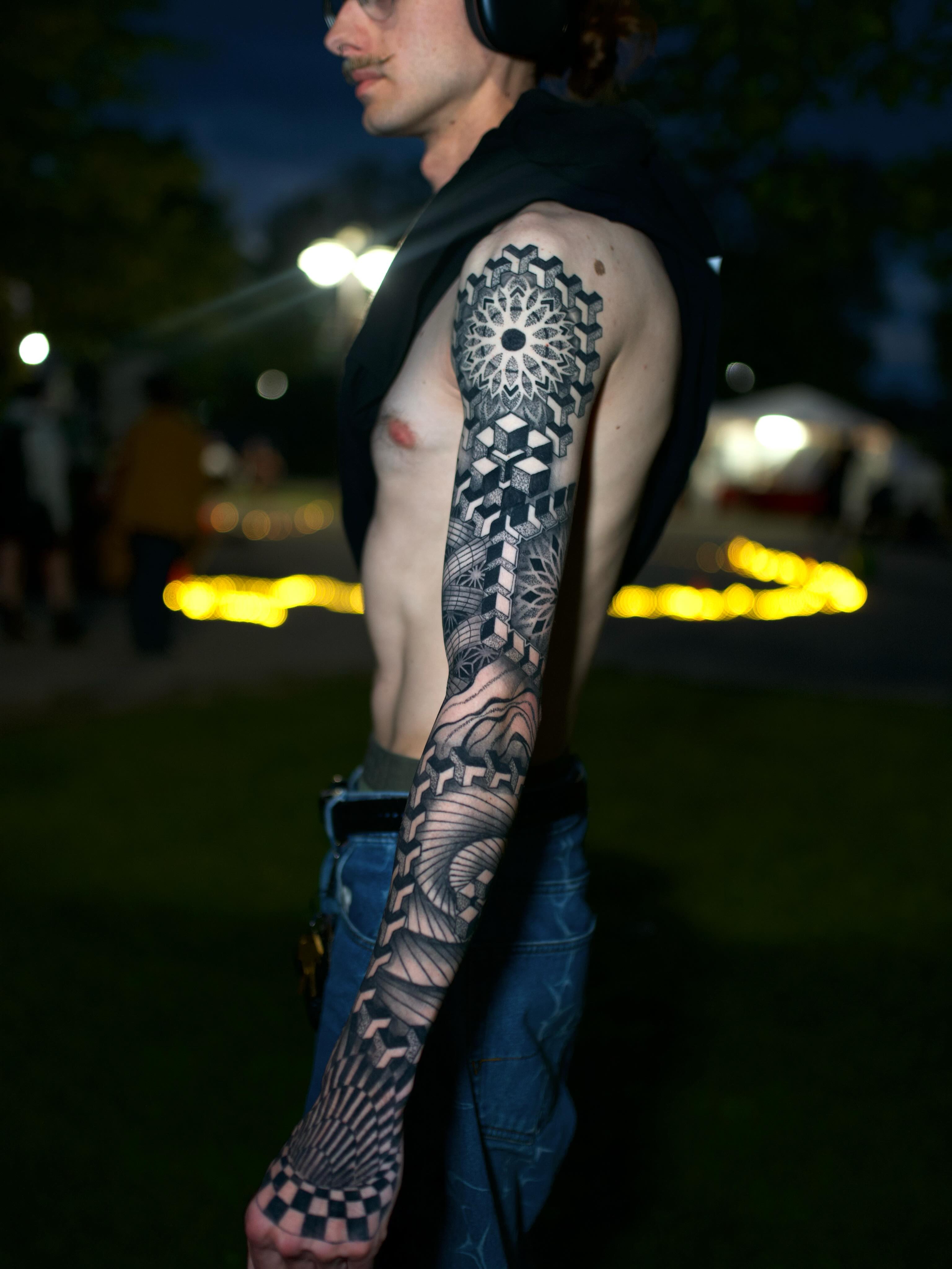 Tattoo by @tyce_tattoos — geometric