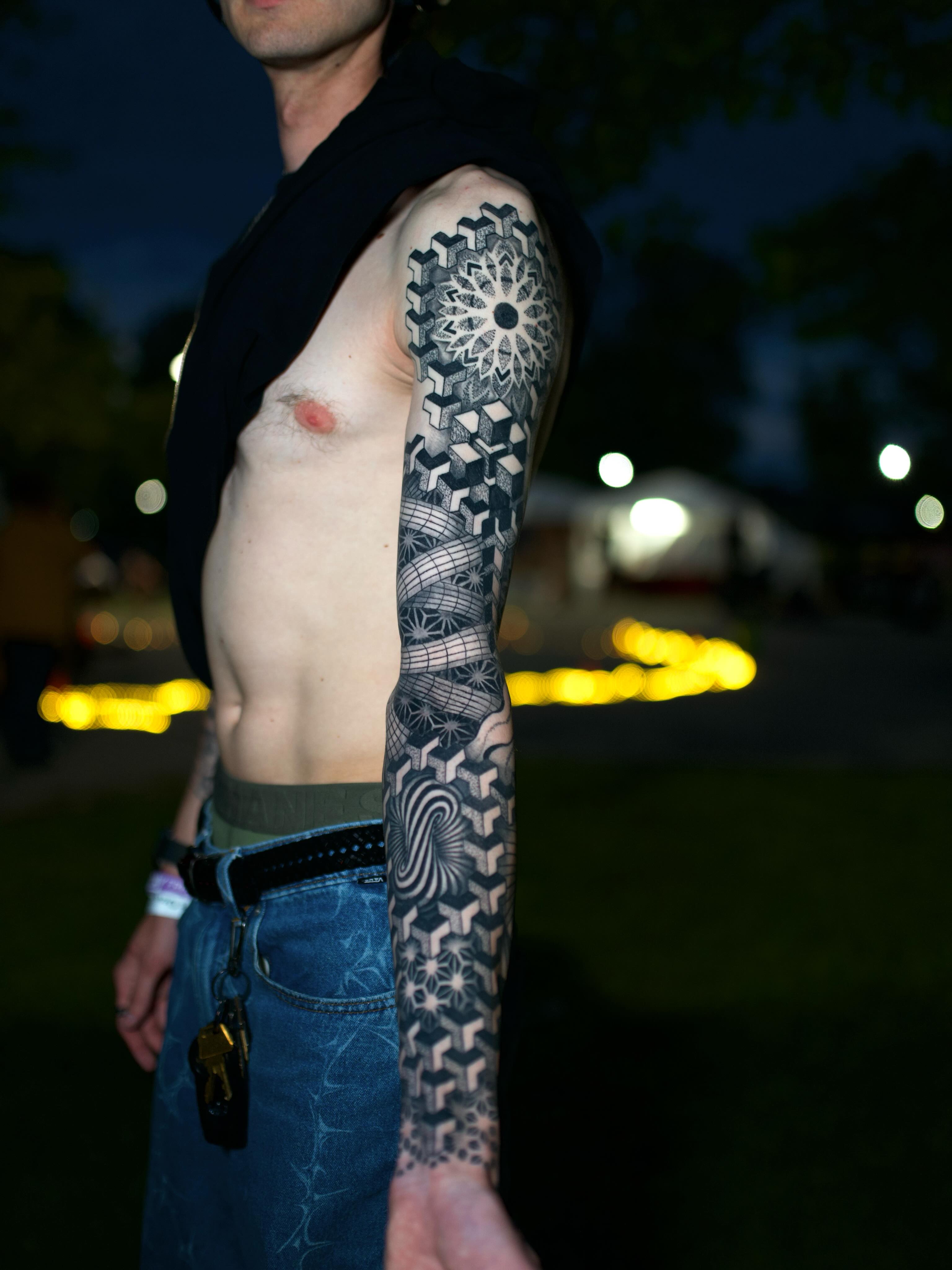 Tattoo by @tyce_tattoos — geometric