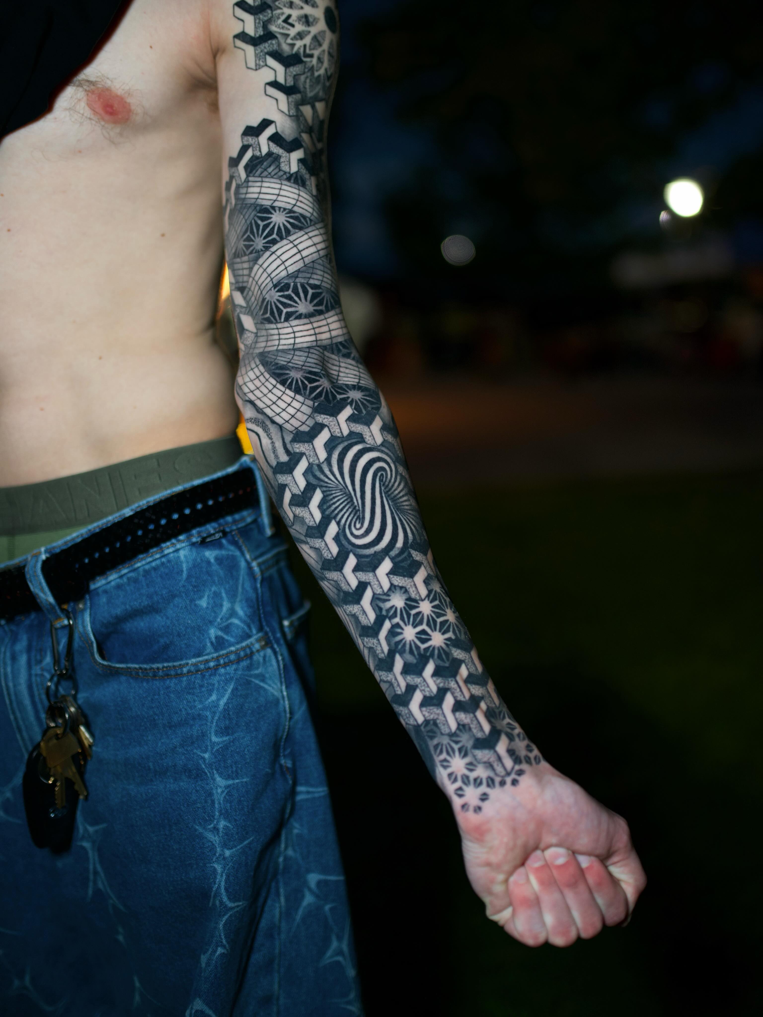 Tattoo by @tyce_tattoos — geometric