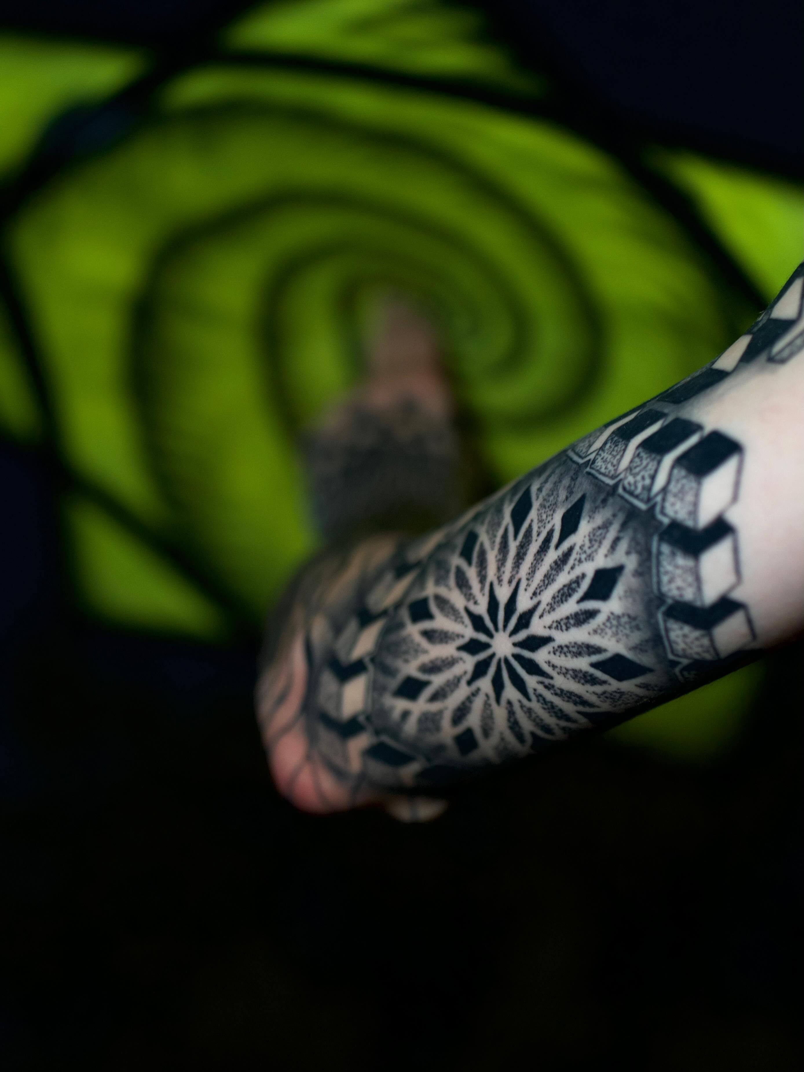 Tattoo by @tyce_tattoos — geometric