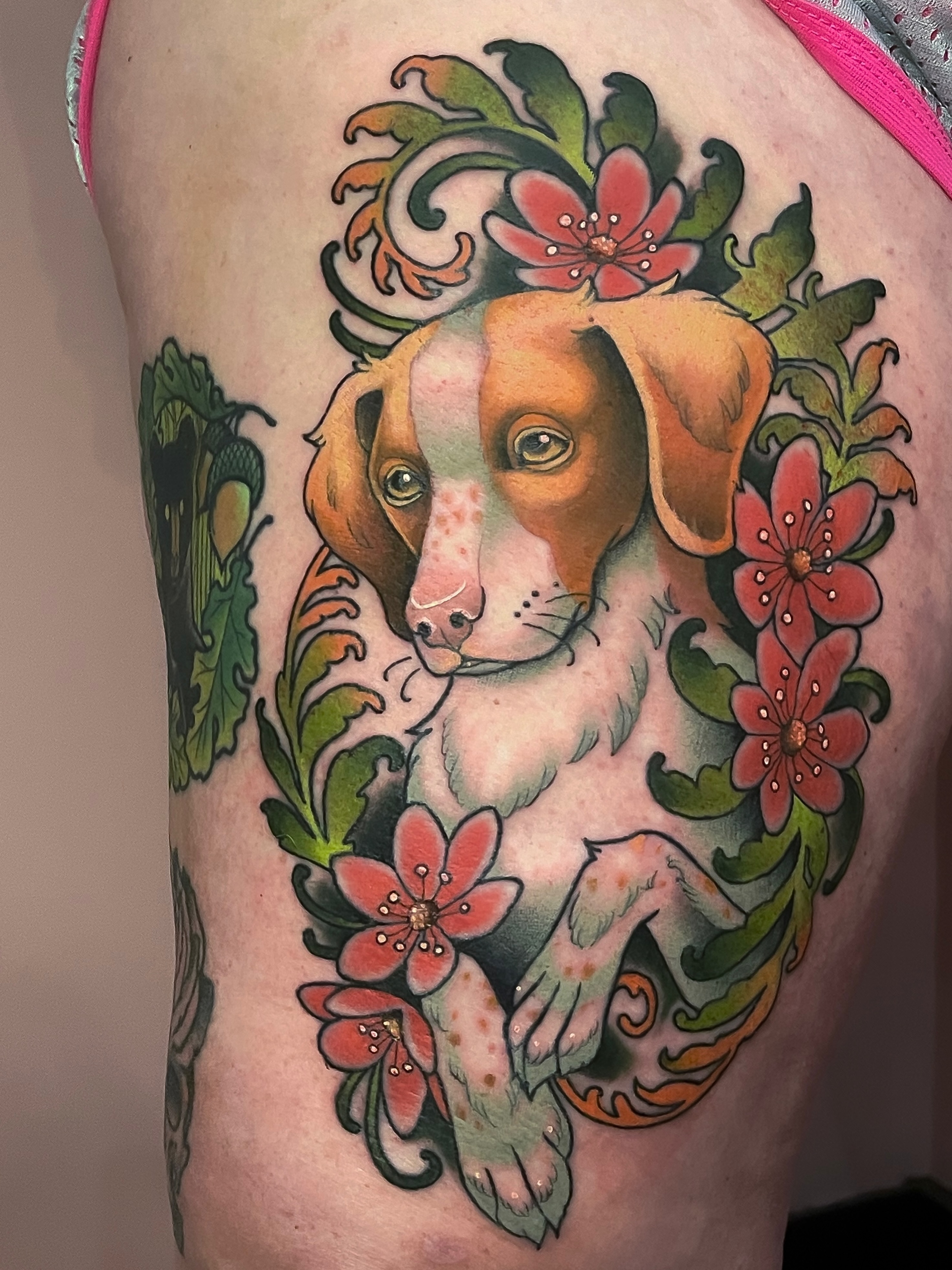 Tattoo by @corracarmine — american_traditional, ornamental