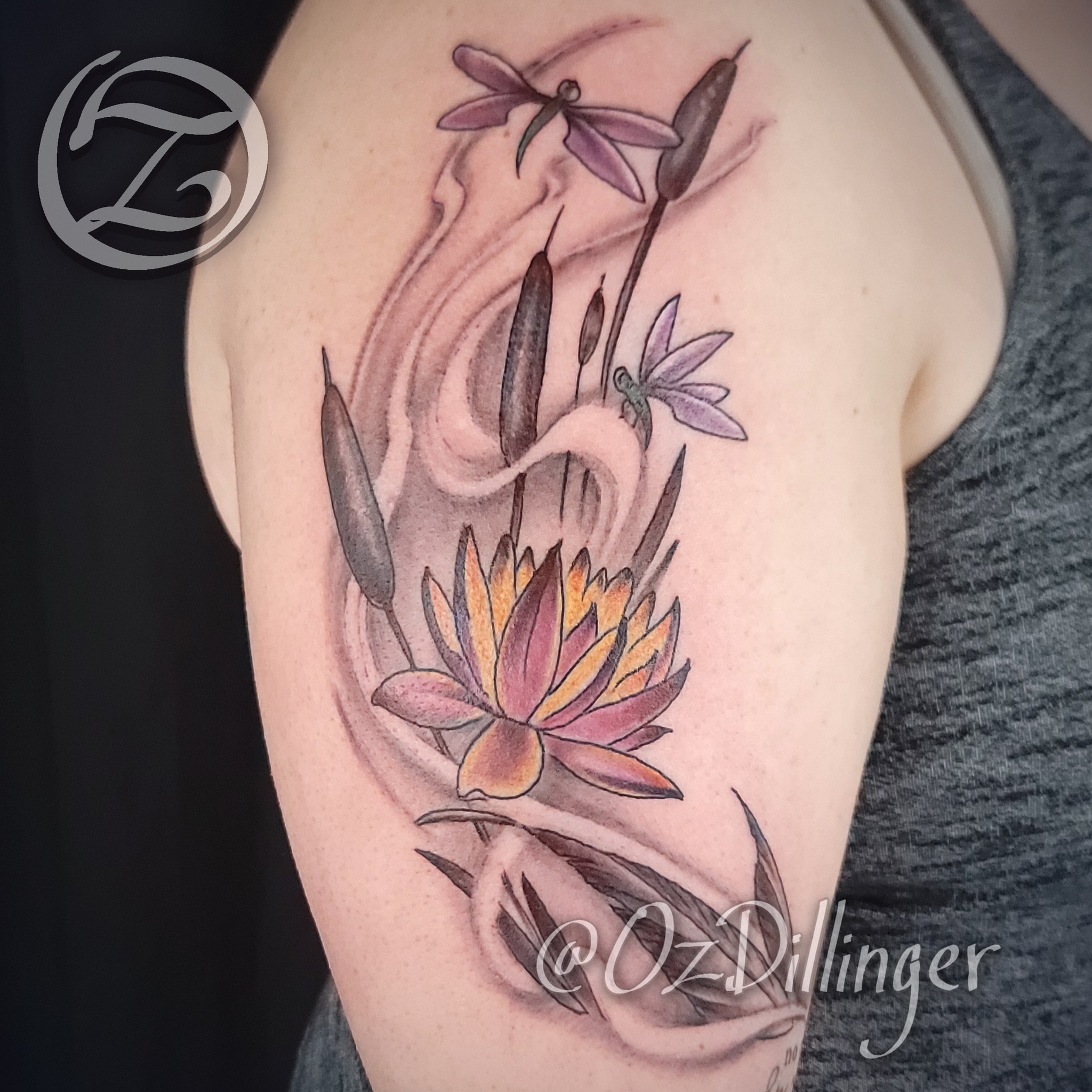 Tattoo by @ozdillinger — realism, dotwork