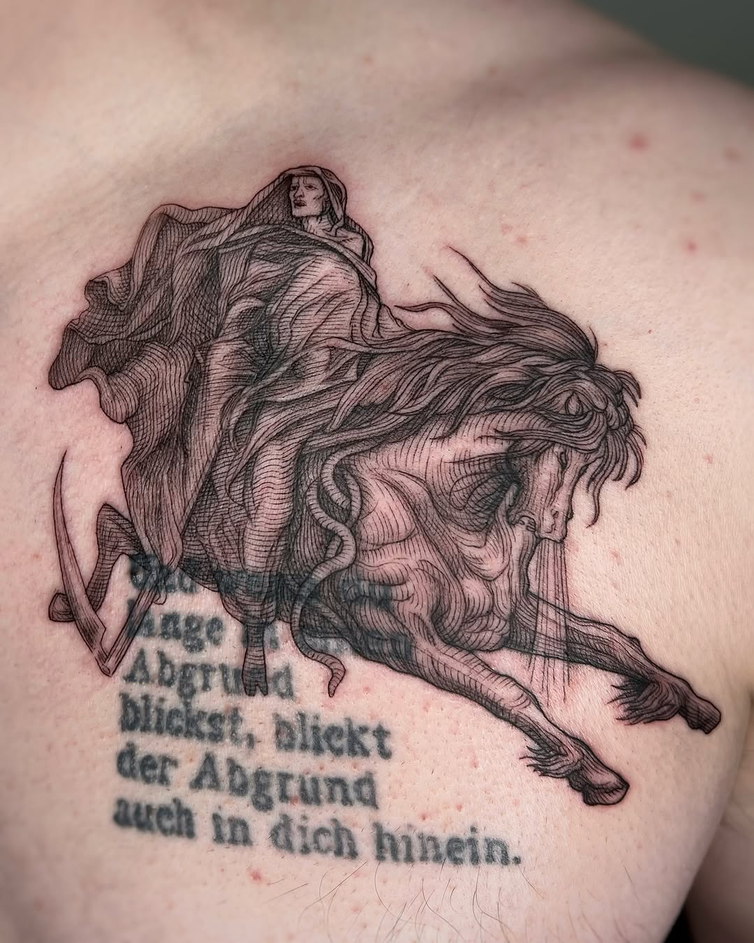 Tattoo on the shoulder by Jorge Nox