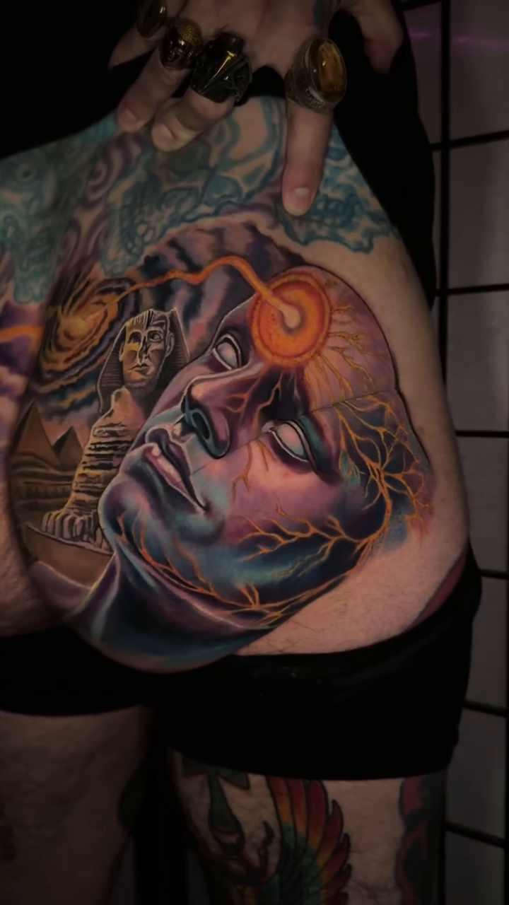 Tattoo by @jonmesatattoos โ realism, trash_polka