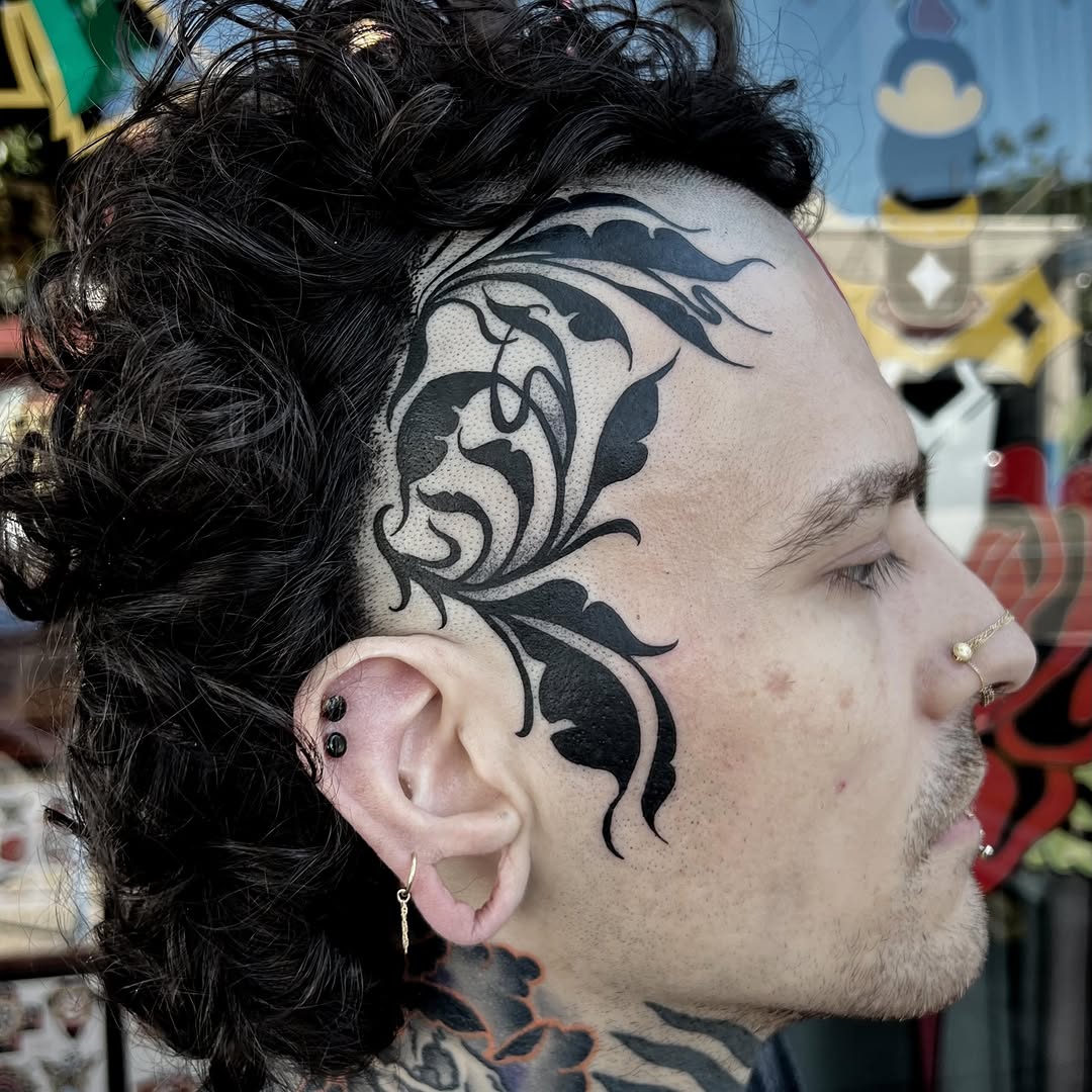 Tattoo by @joncrooktattoo — blackwork, ornamental