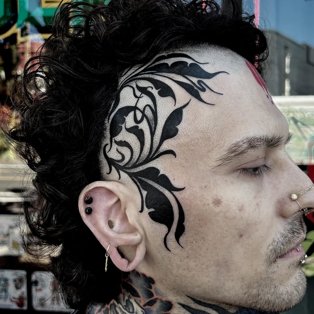 Tattoo by @joncrooktattoo — blackwork, ornamental
