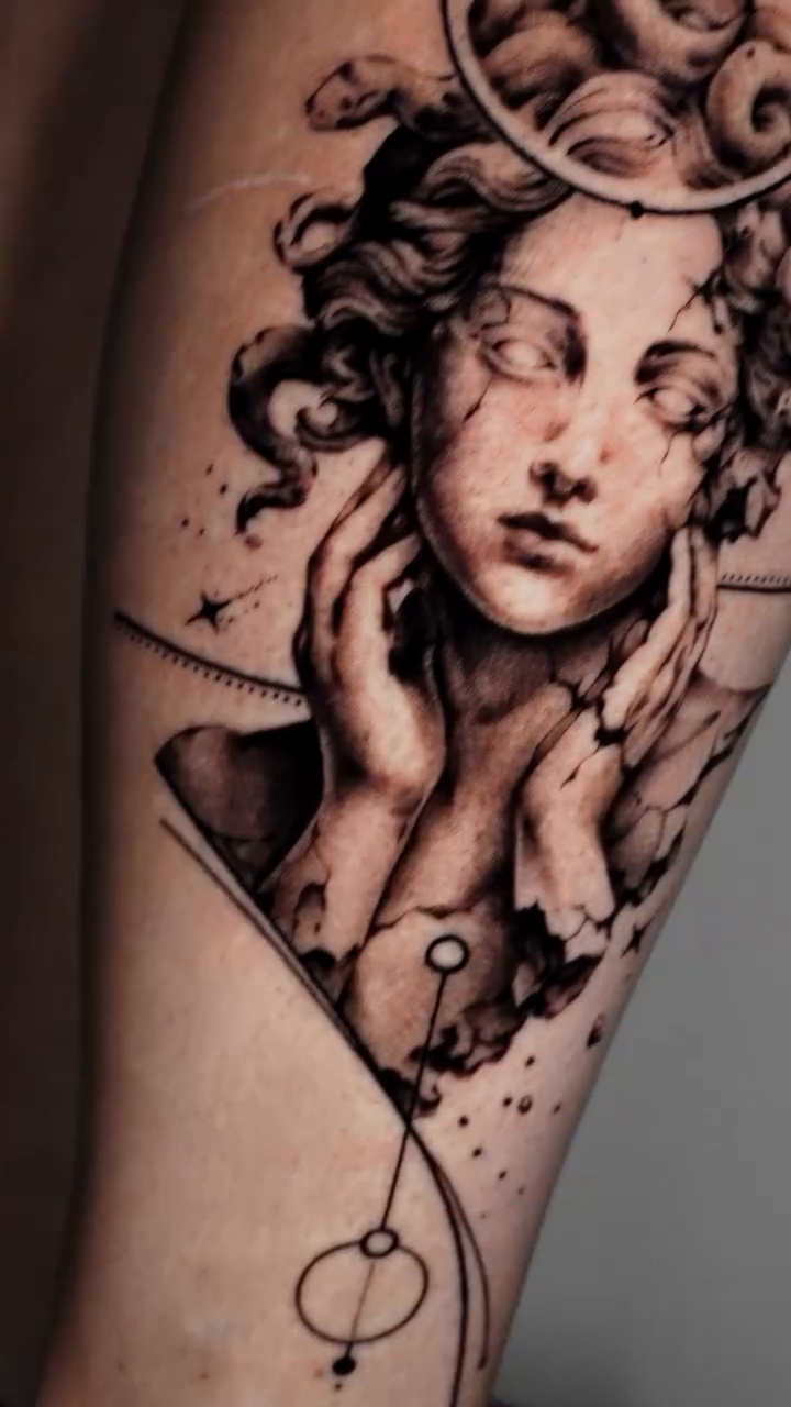 Tattoo by @moitattoo — black_and_grey, realism
