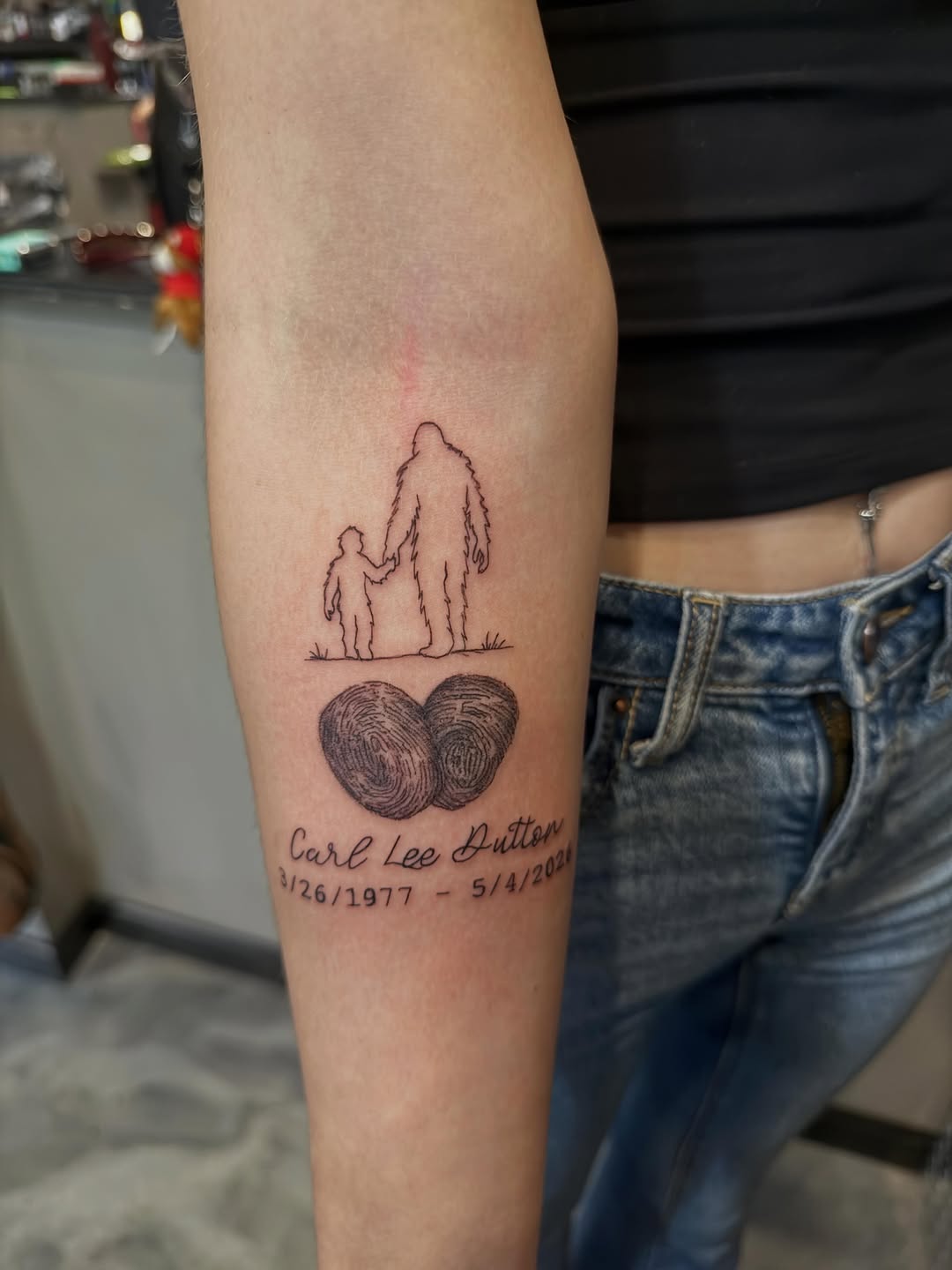 Realism tattoo on the forearm by Kai