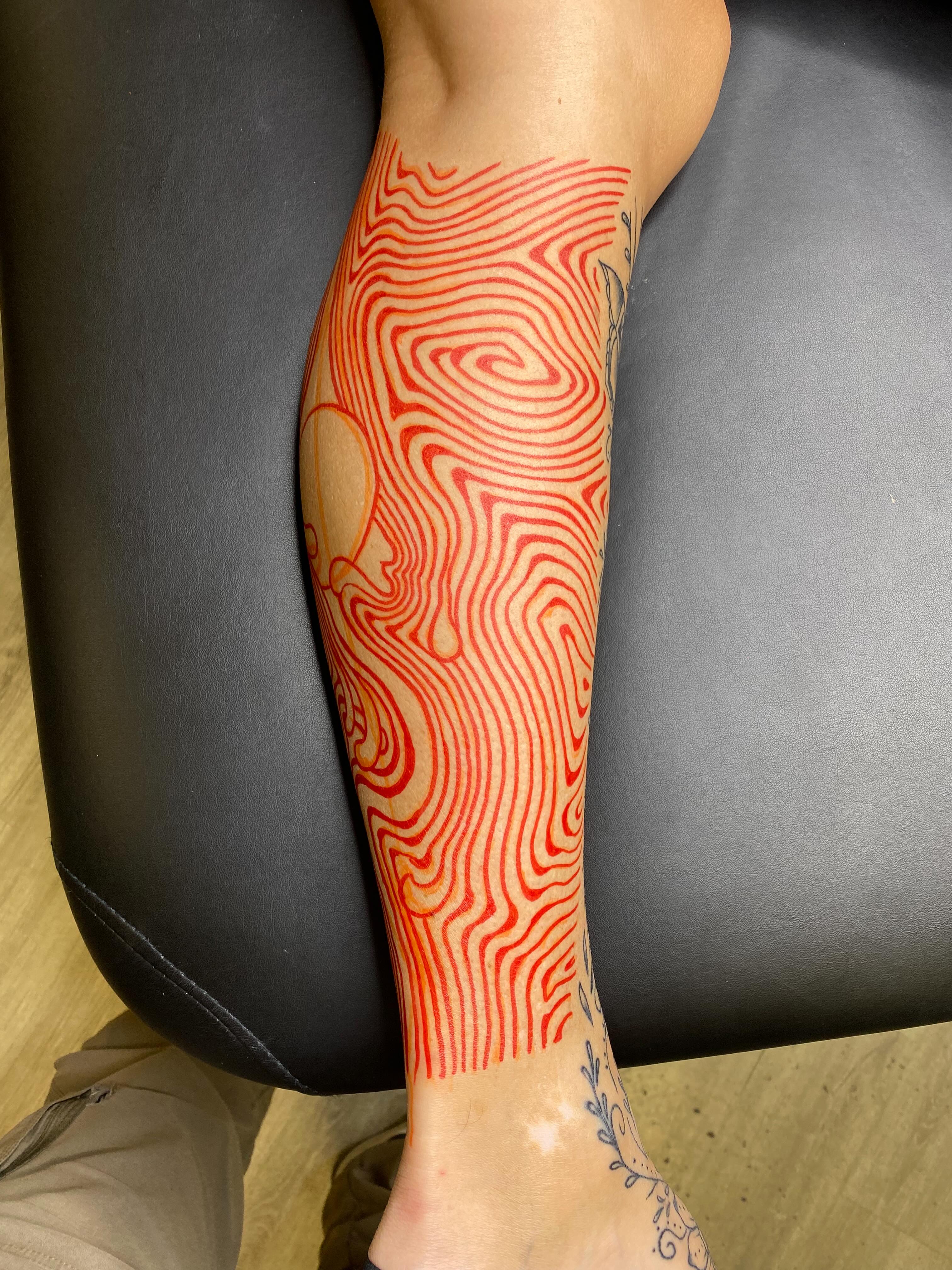 Tattoo by @grumpyoldmantattoos — geometric