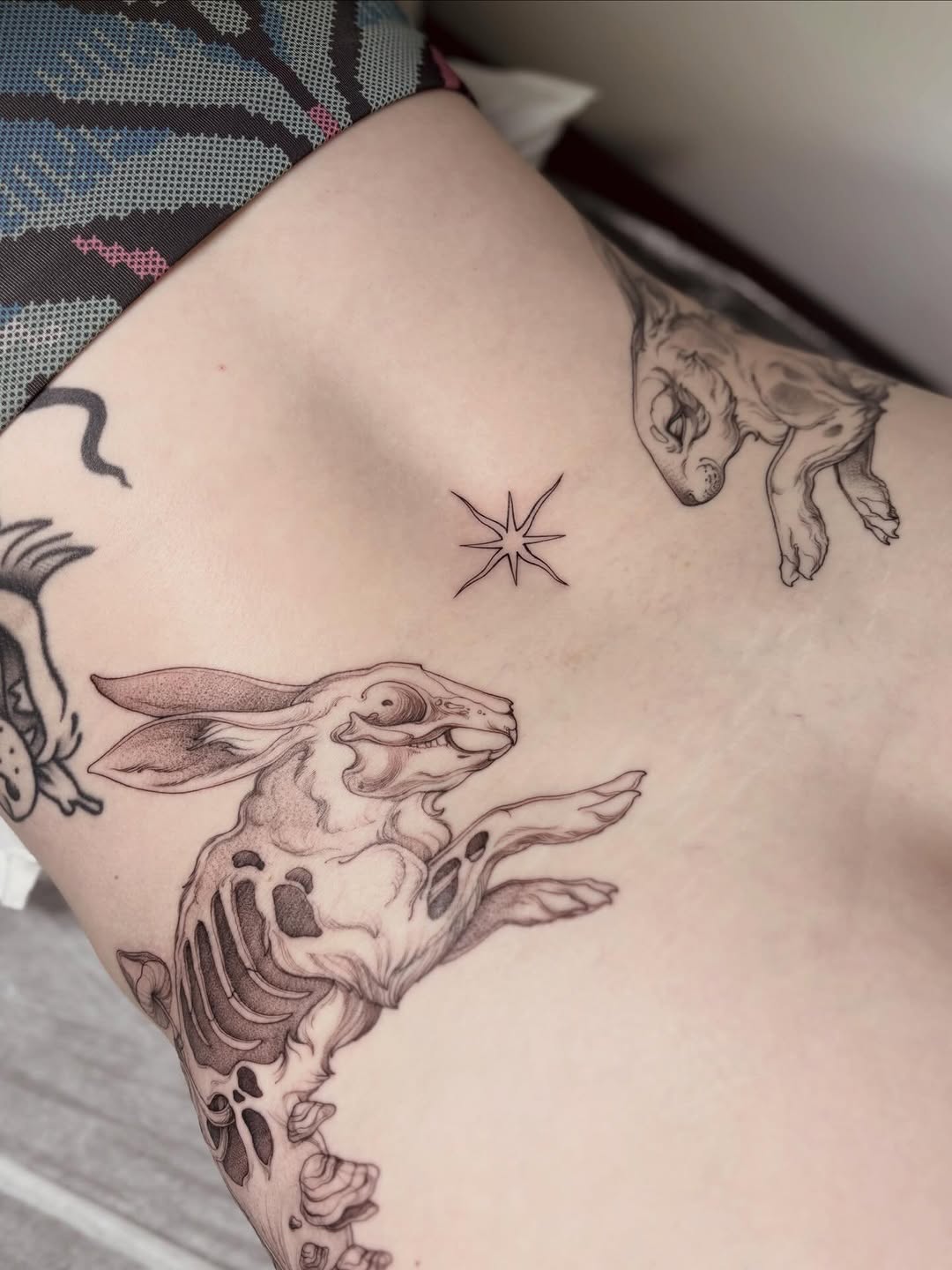Tattoo by @vaprol — dark_realism, black_and_grey