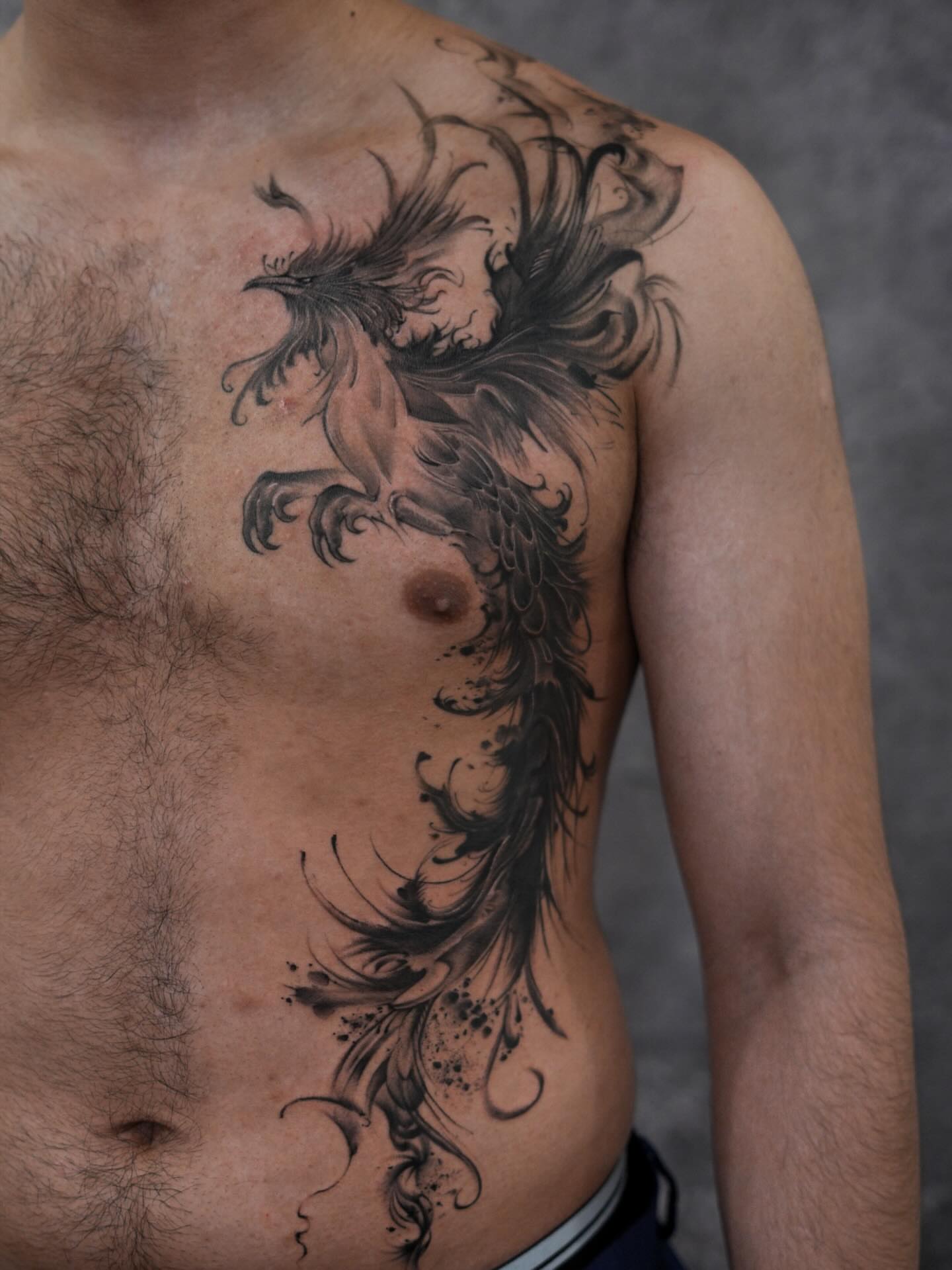 Tattoo by @mr.yang_tattoo — black_and_grey