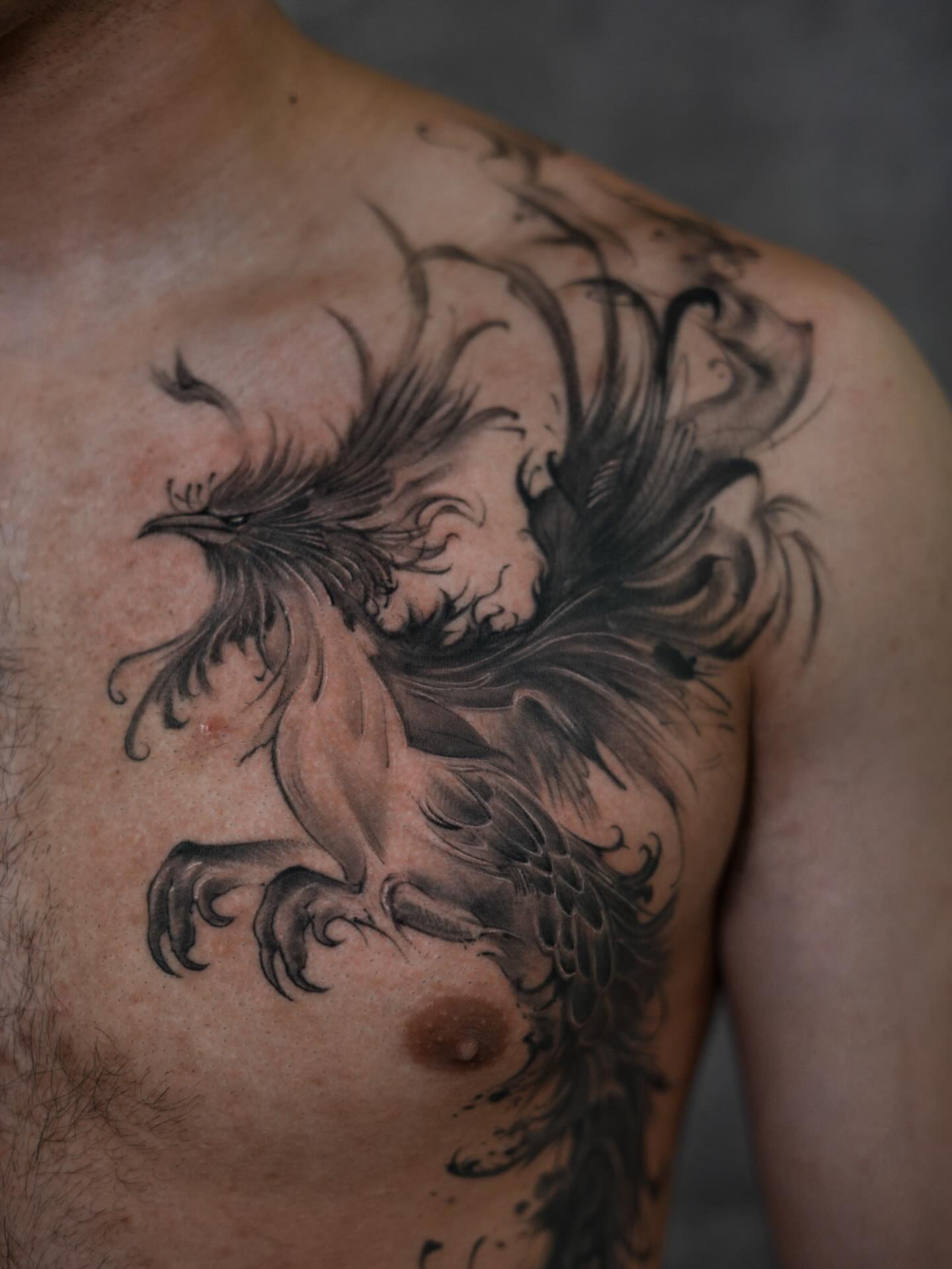 Tattoo by @mr.yang_tattoo — black_and_grey