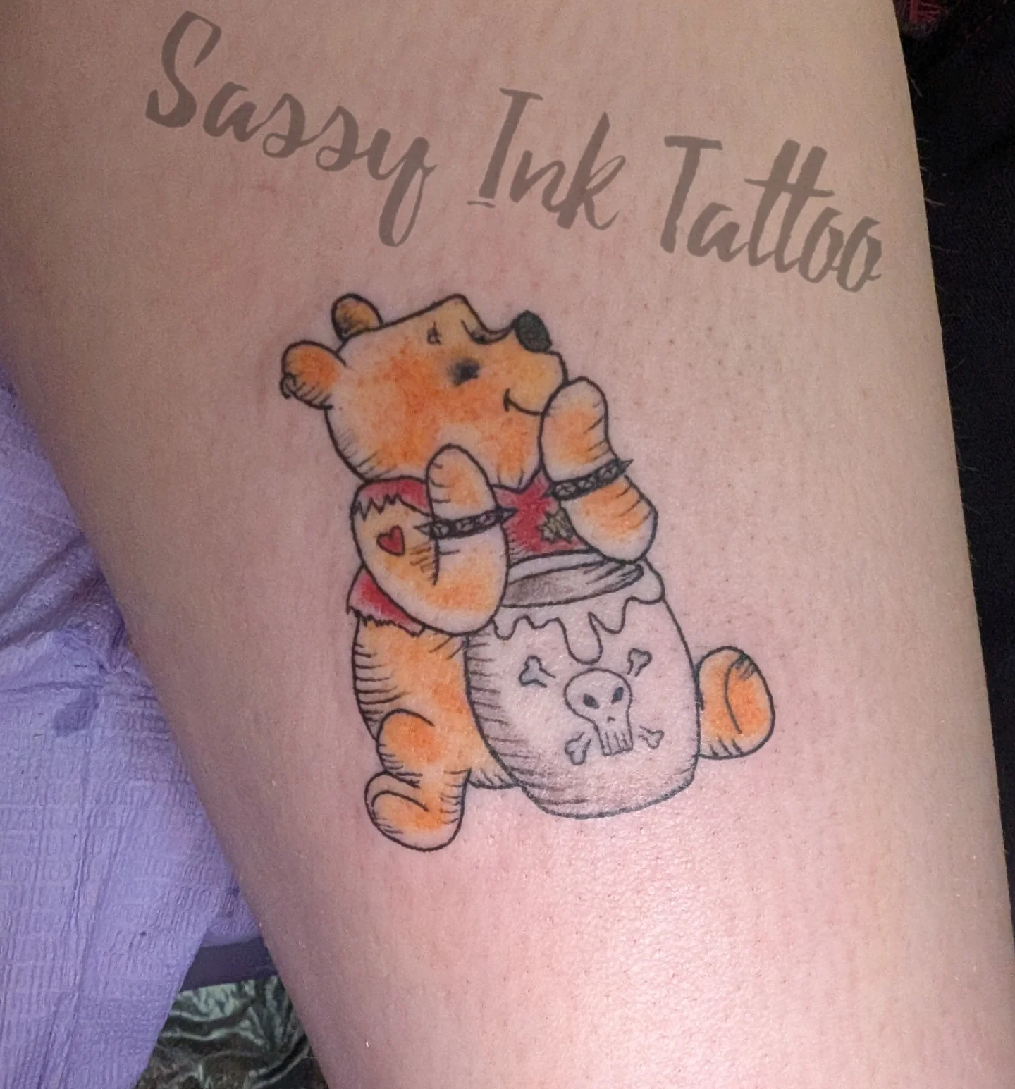 Tattoo by @sassyinktattoos — watercolor