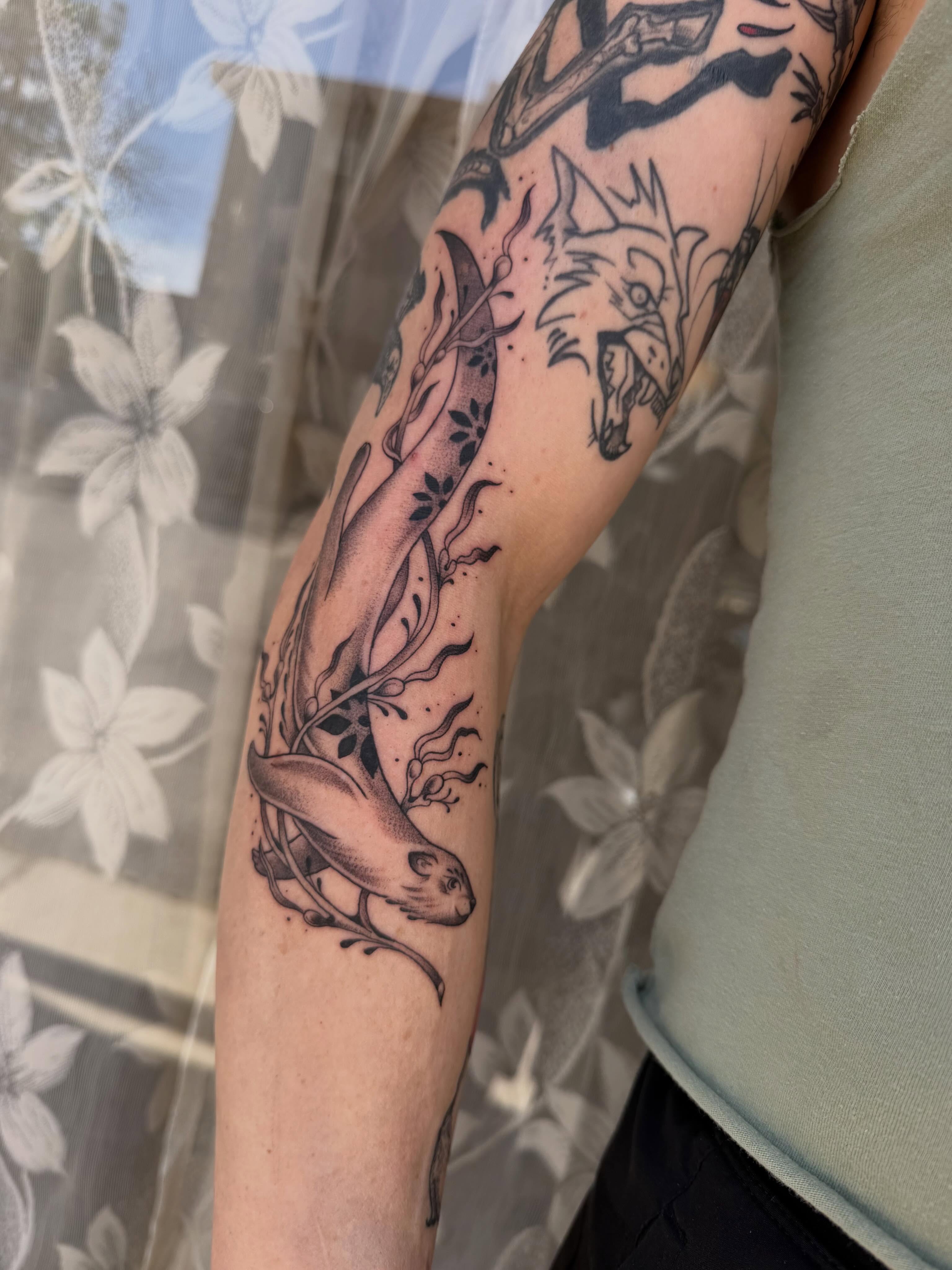 Tattoo by @elliemac.tattoos — black_and_grey