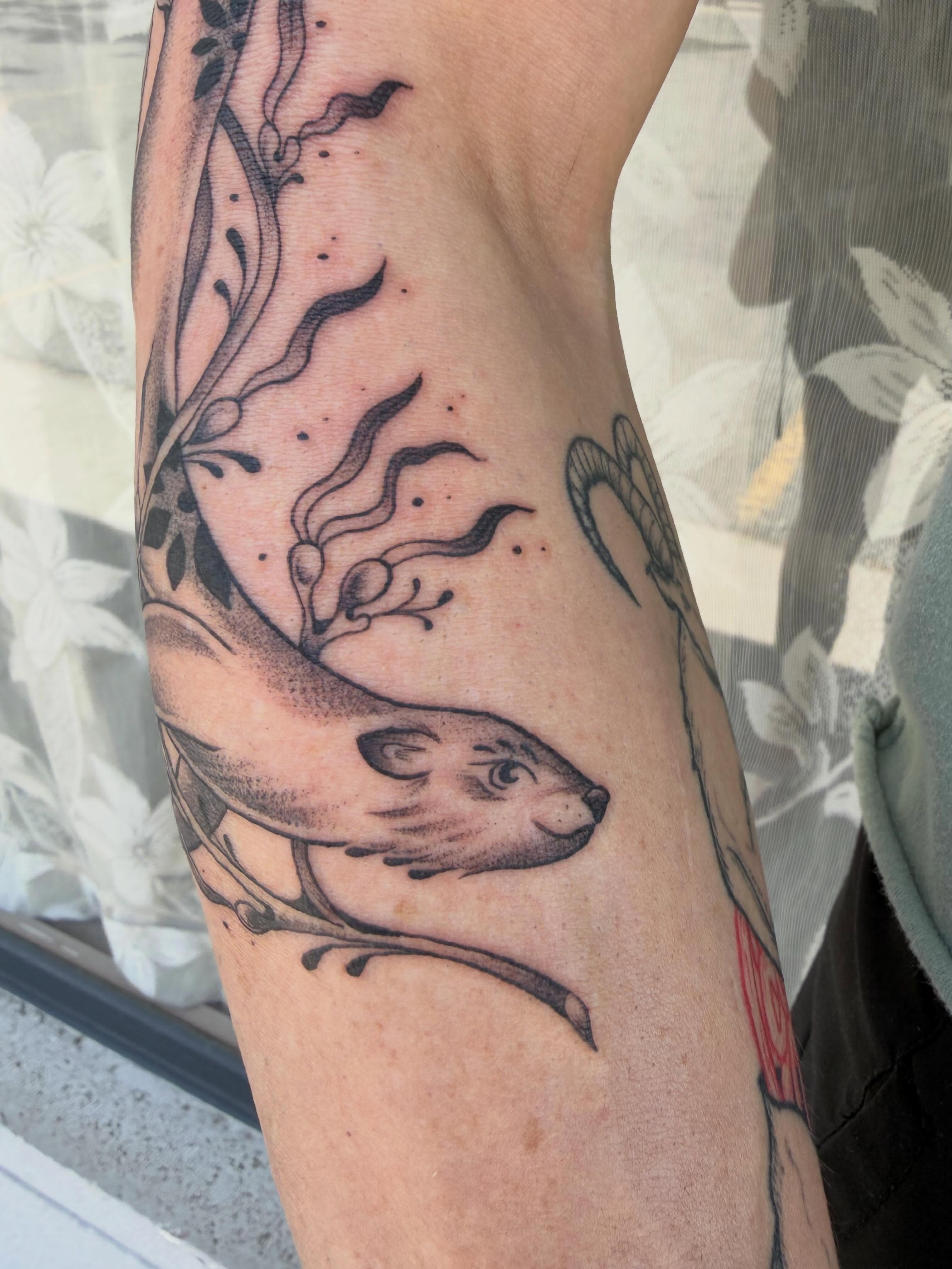Tattoo by @elliemac.tattoos — black_and_grey