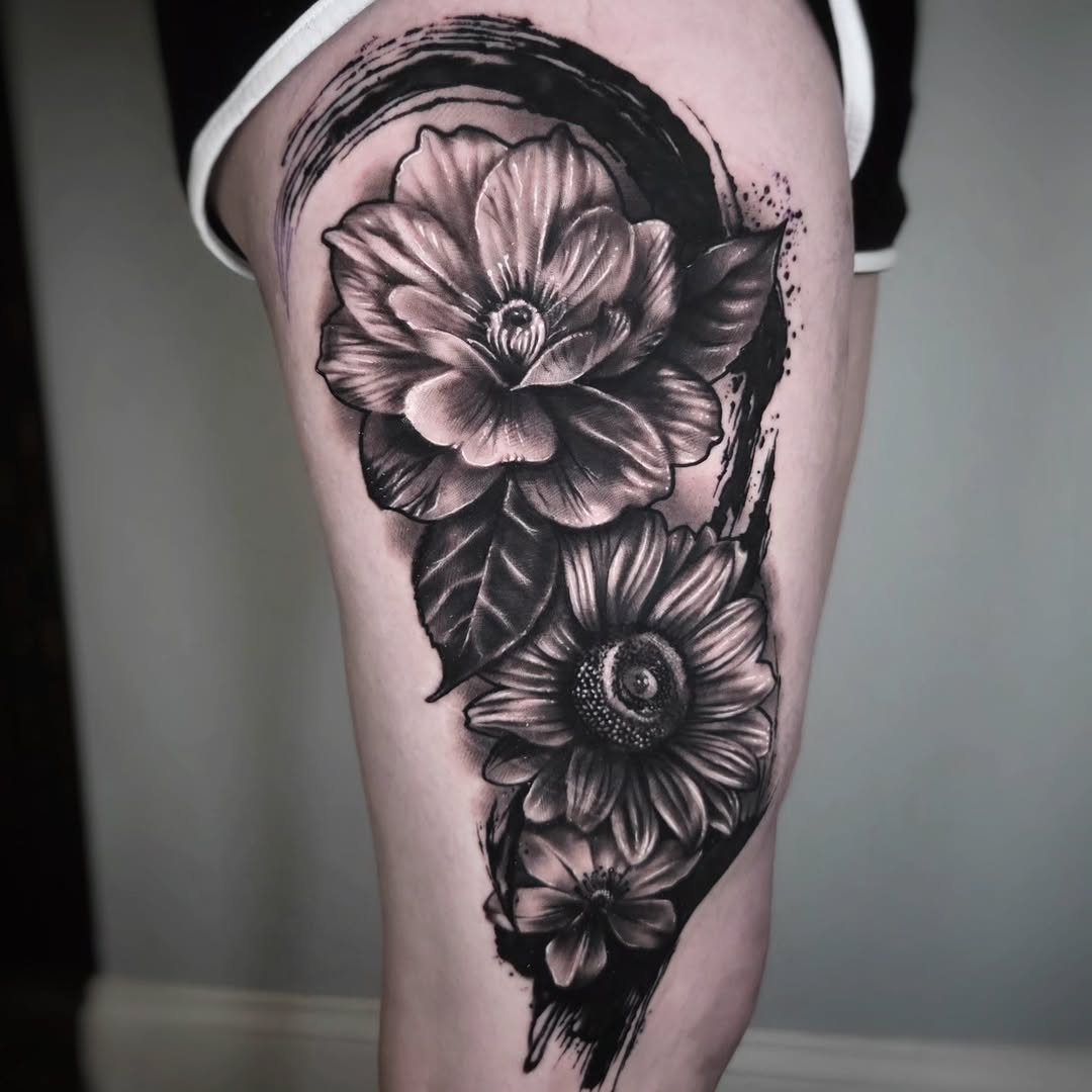 Tattoo by @victor_hatch_tattoos — realism, black_and_grey