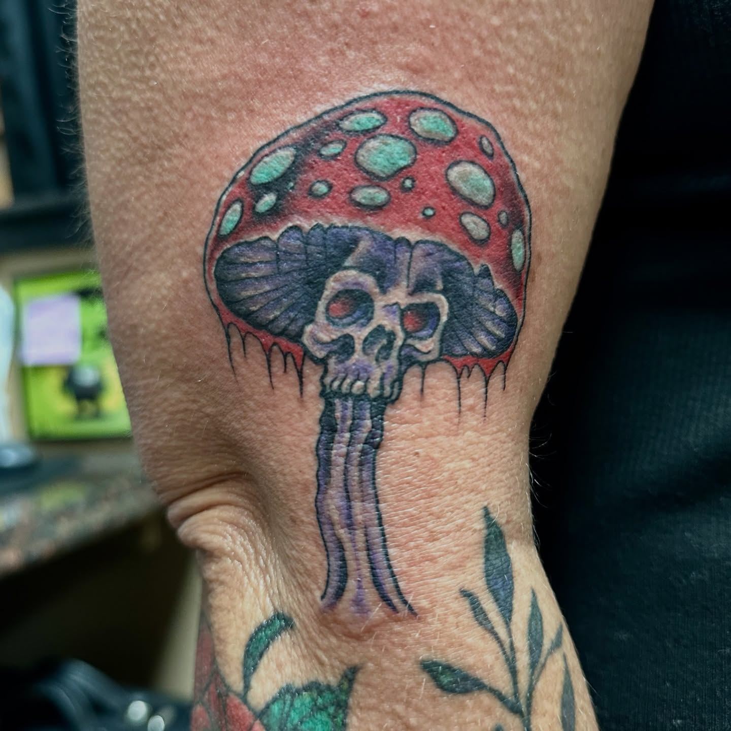 Tattoo by @calvinvoncrush — dotwork, dark_realism