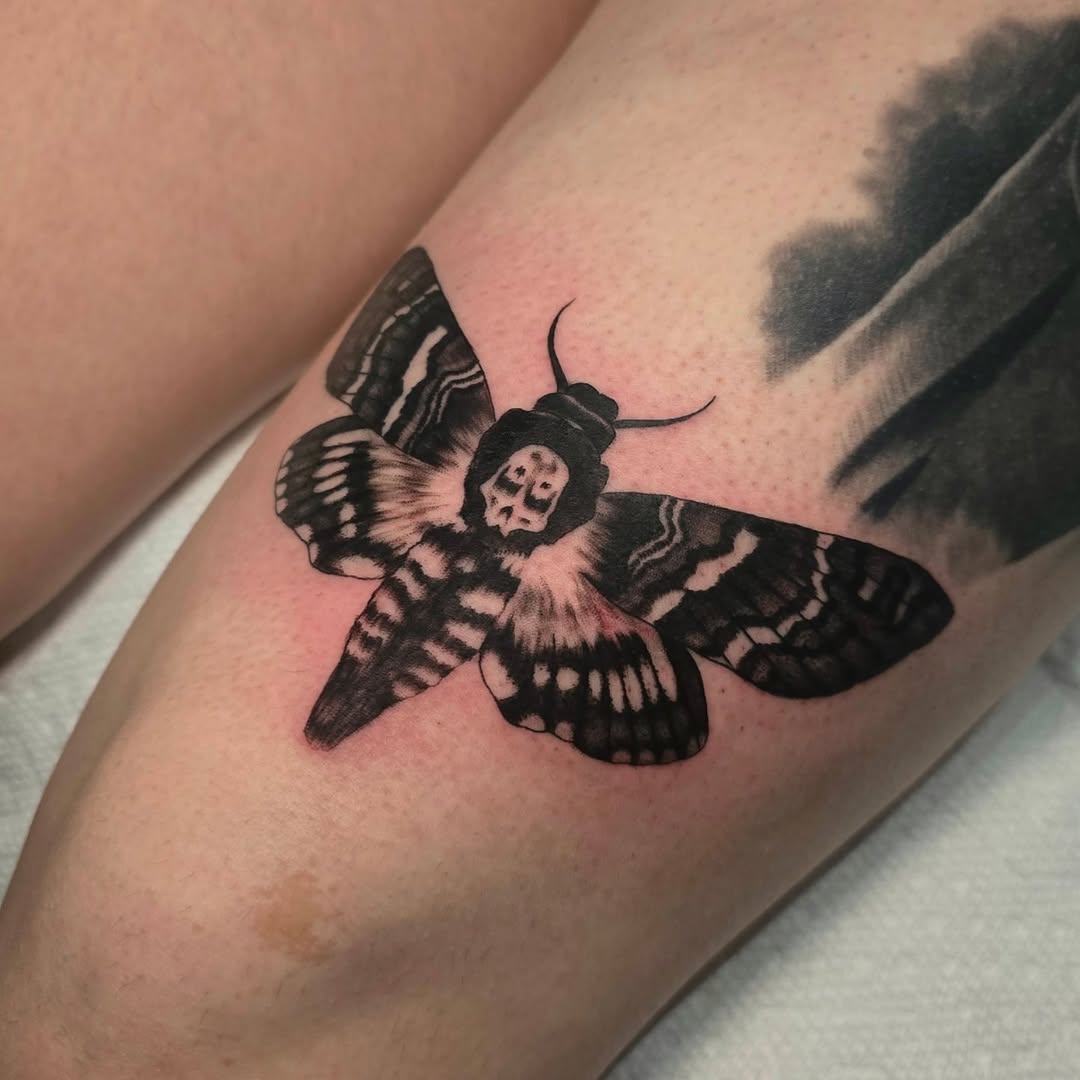 Tattoo by @gabsoucie — black_and_grey, realism