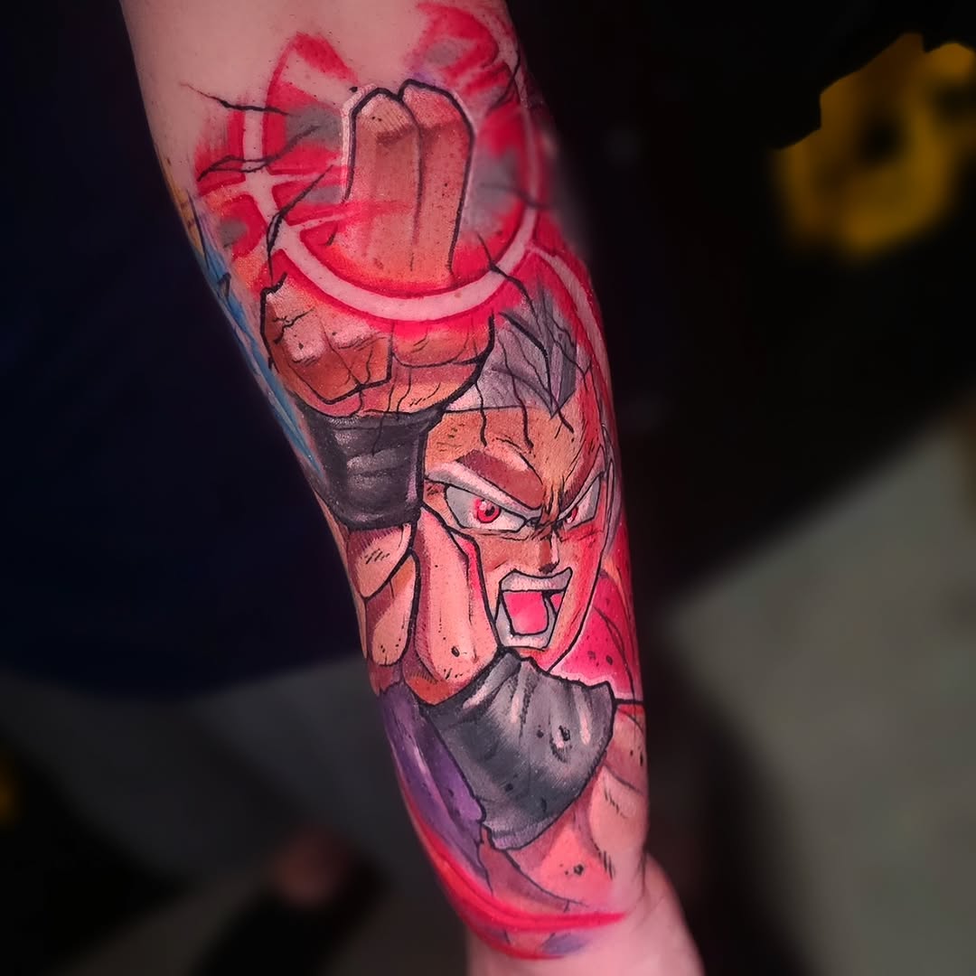Tattoo by @codygower88 โ anime, trash_polka