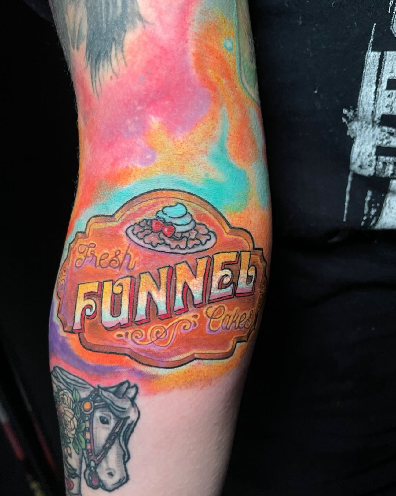 Tattoo by @nicholasmisitano — watercolor