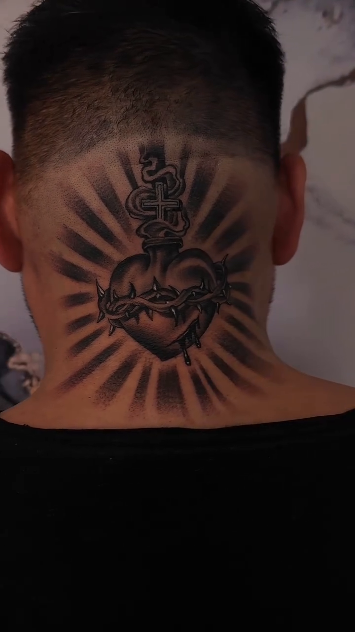 Tattoo by @kickz_tattoos — black_and_grey, realism