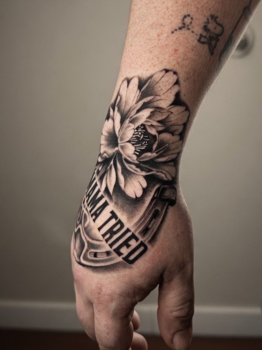 Tattoo by @tattsbyjacob โ realism, lettering_script