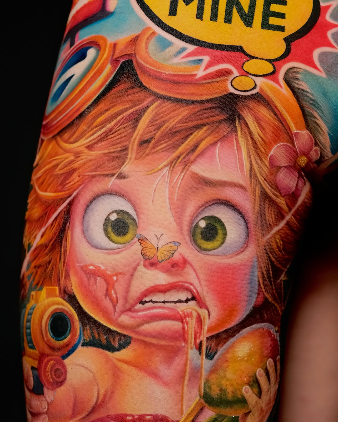 Neo-traditional tattoo on the forearm by Hiroto Nguyen, Perth, Western Australia