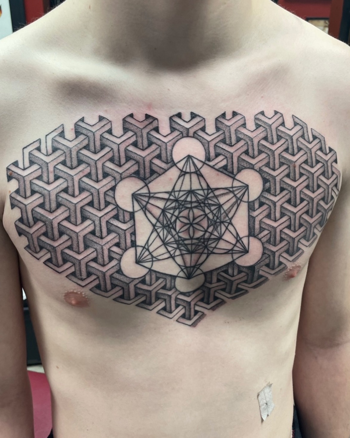 Tattoo by @jackie_tattoos — geometric