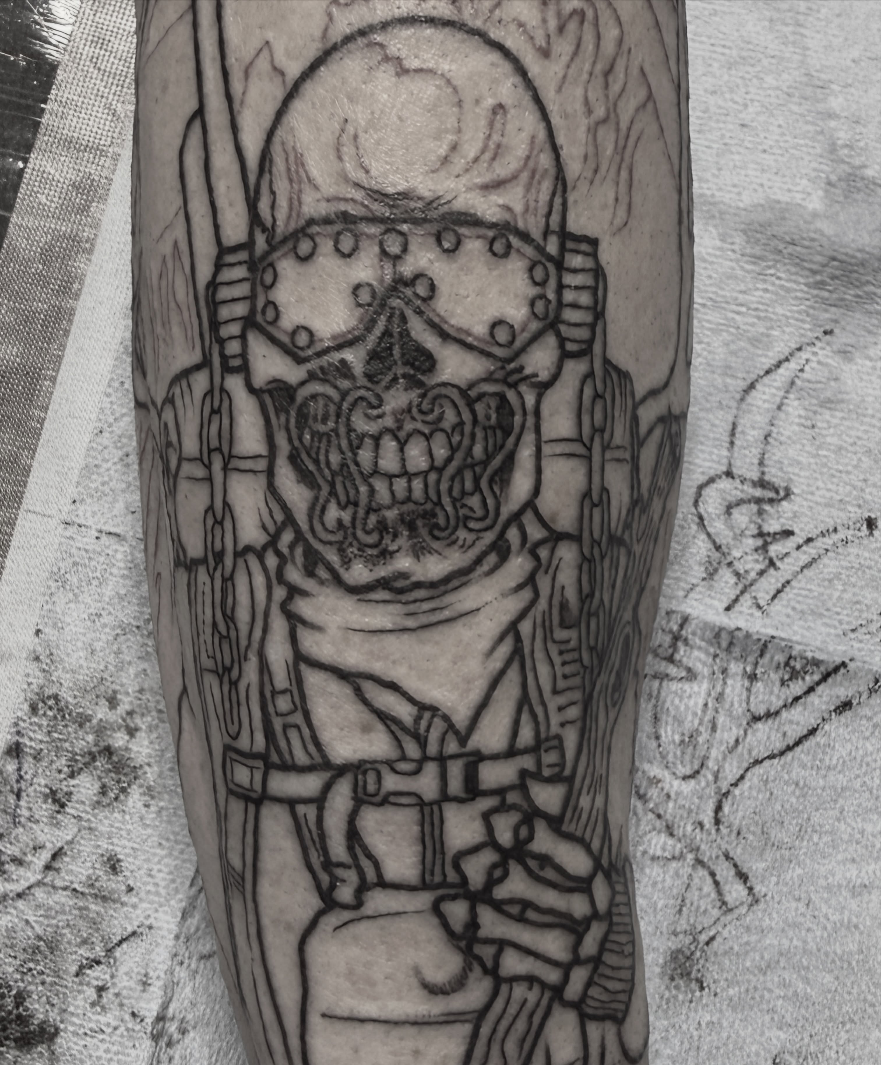 Tattoo by @tattoosbybrooks — black_and_grey, realism