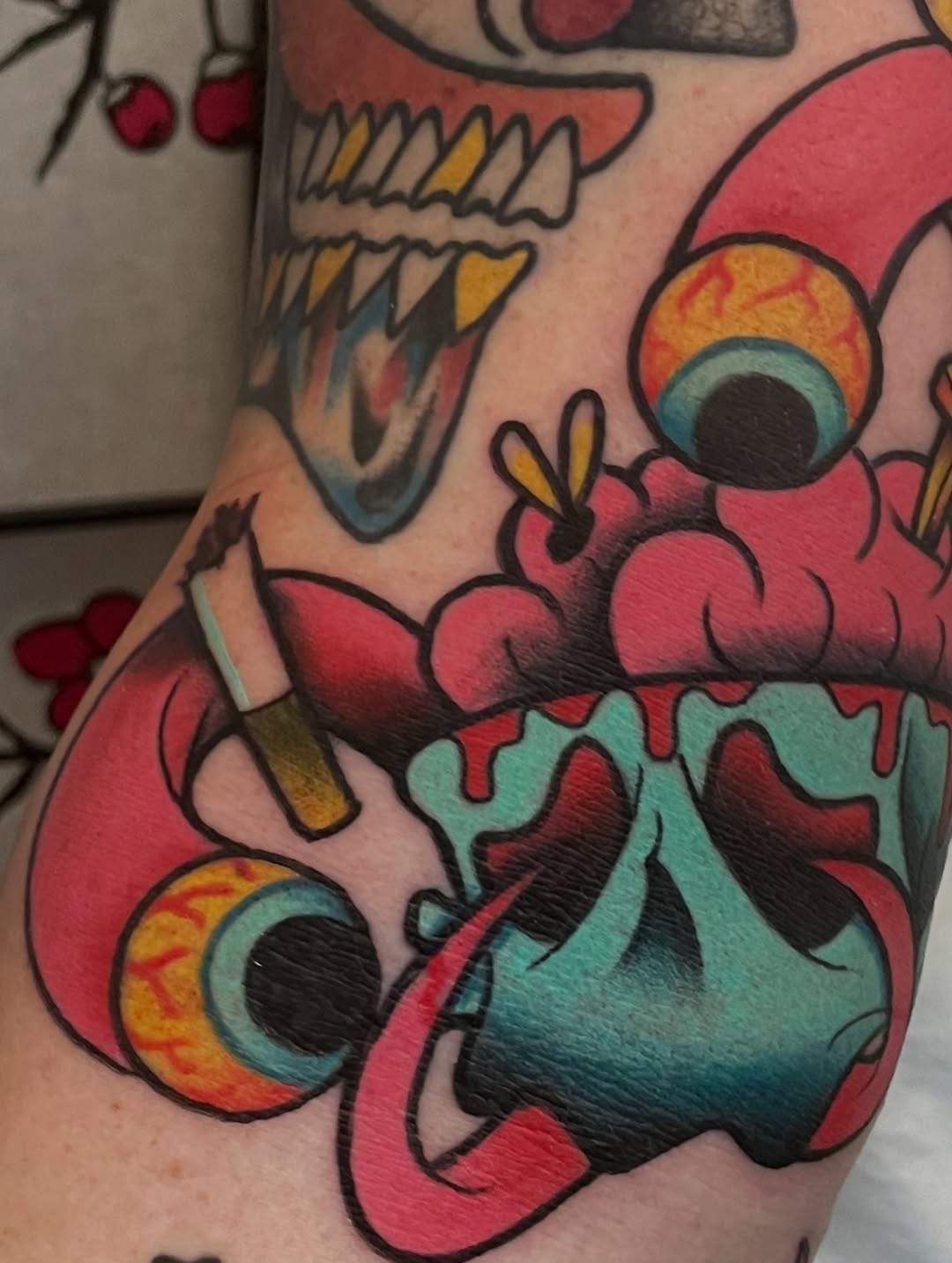 Tattoo by @martyboe โ new_school
