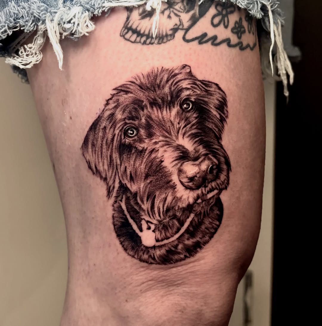 Tattoo by @aannamosity — realism, black_and_grey