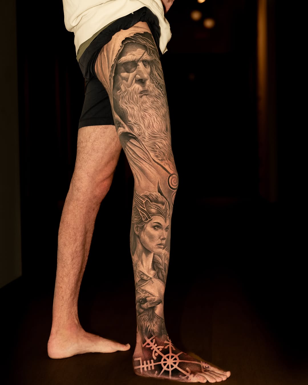Tattoo by @johnpereztattoos — realism, black_and_grey