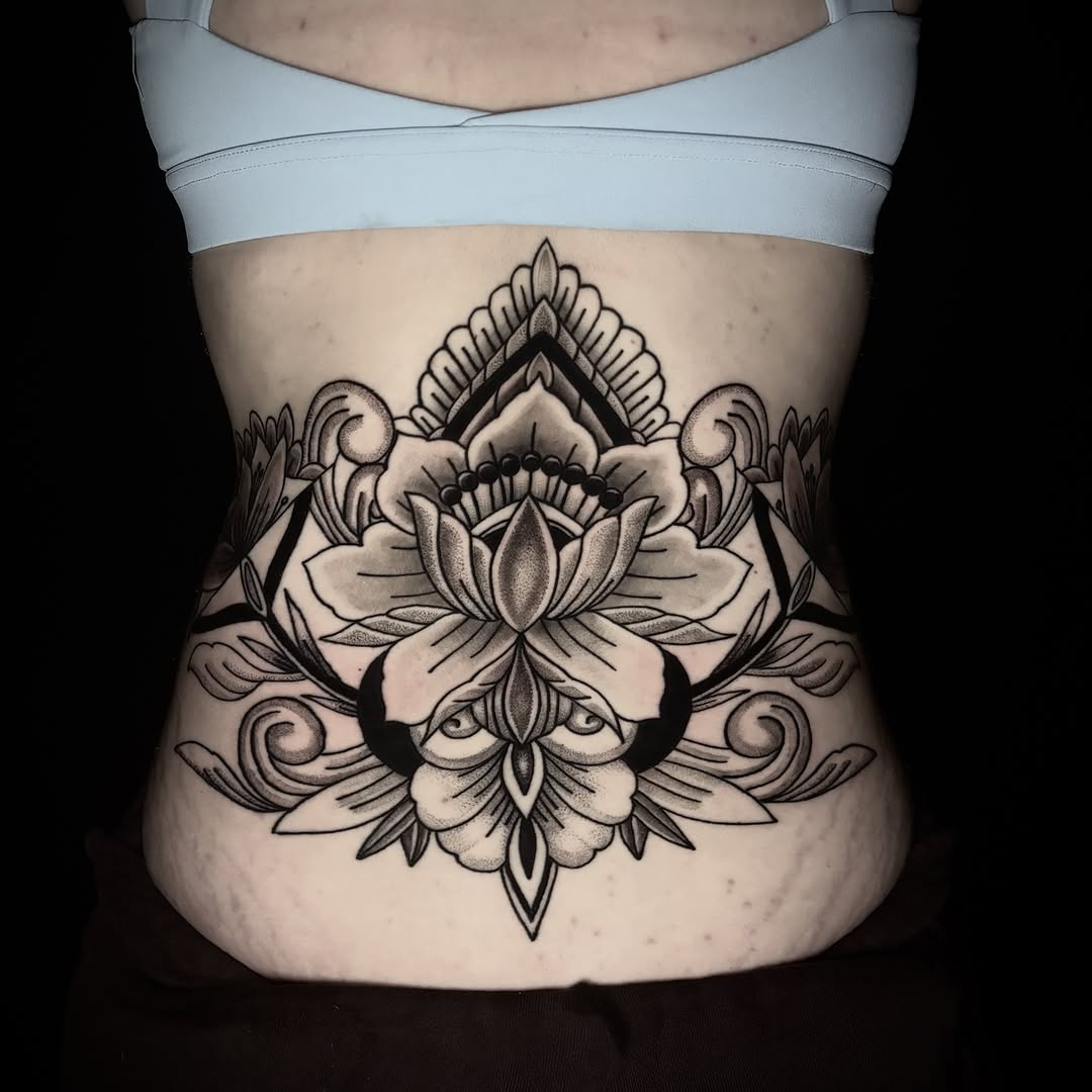 Tattoo by @mikelopeztattoo — ornamental, dotwork