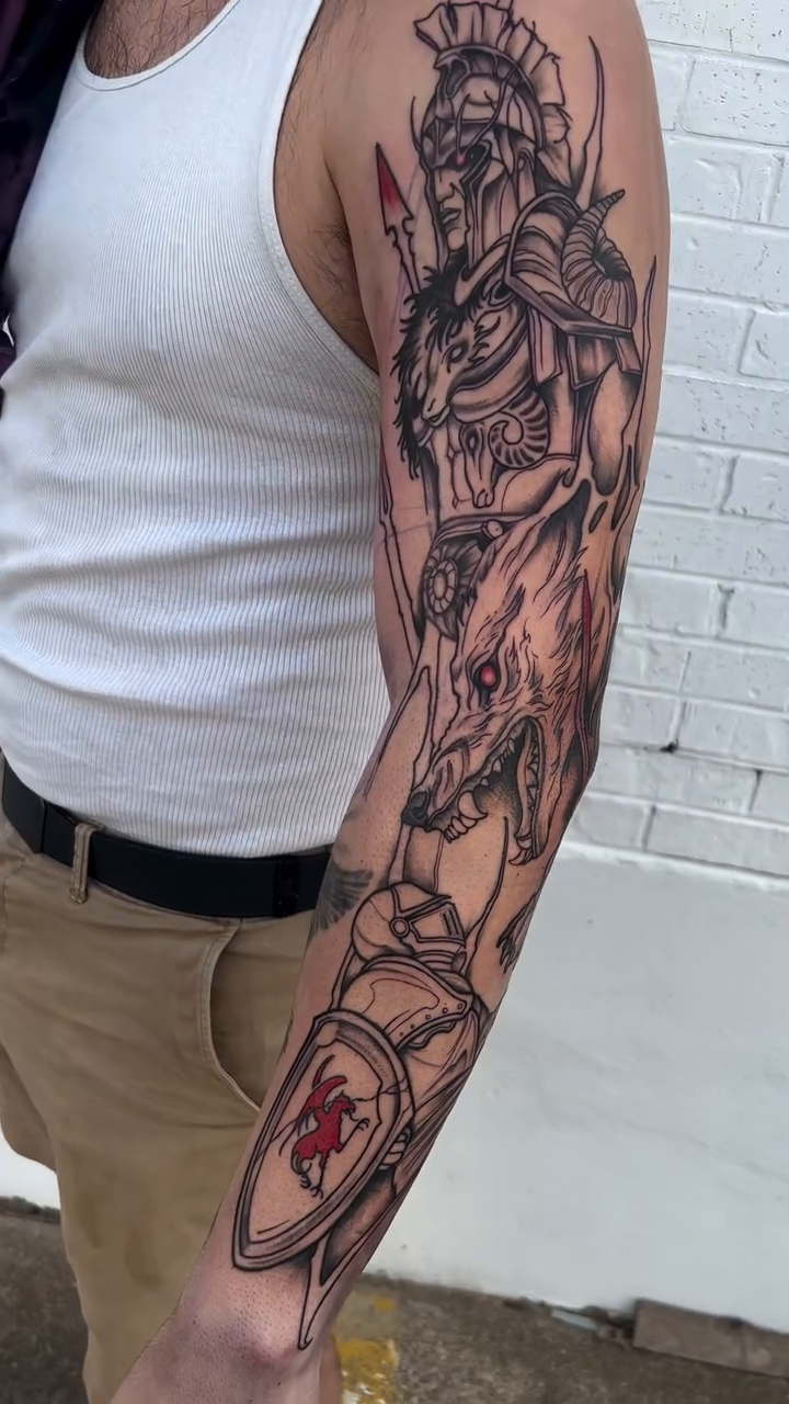 Tattoo by @vadiktt — black_and_grey, realism