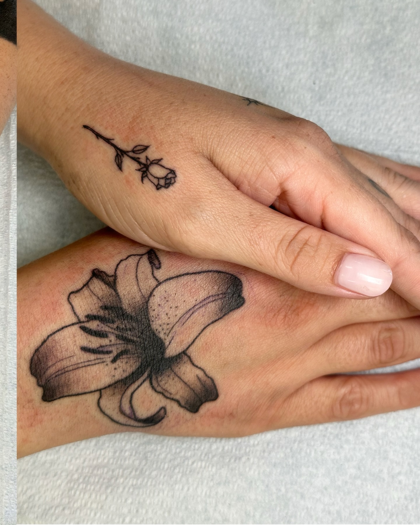 Tattoo by @johanna_tattoos — black_and_grey