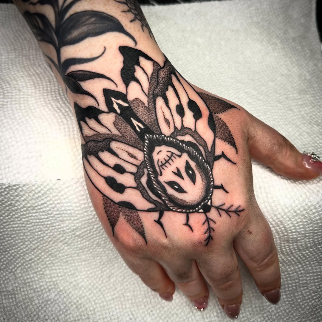 Tattoo by @hcierritattoosdanvers โ blackwork, dotwork