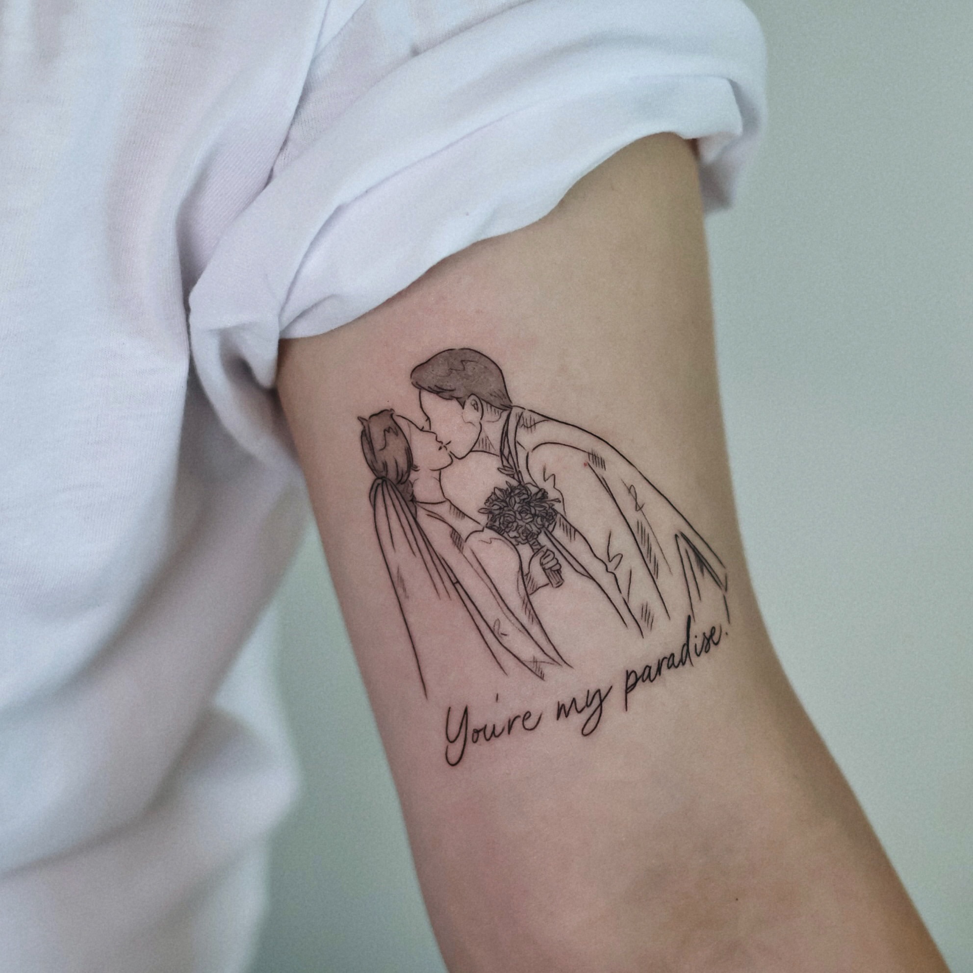 Tattoo by @tattooer_oom — black_and_grey